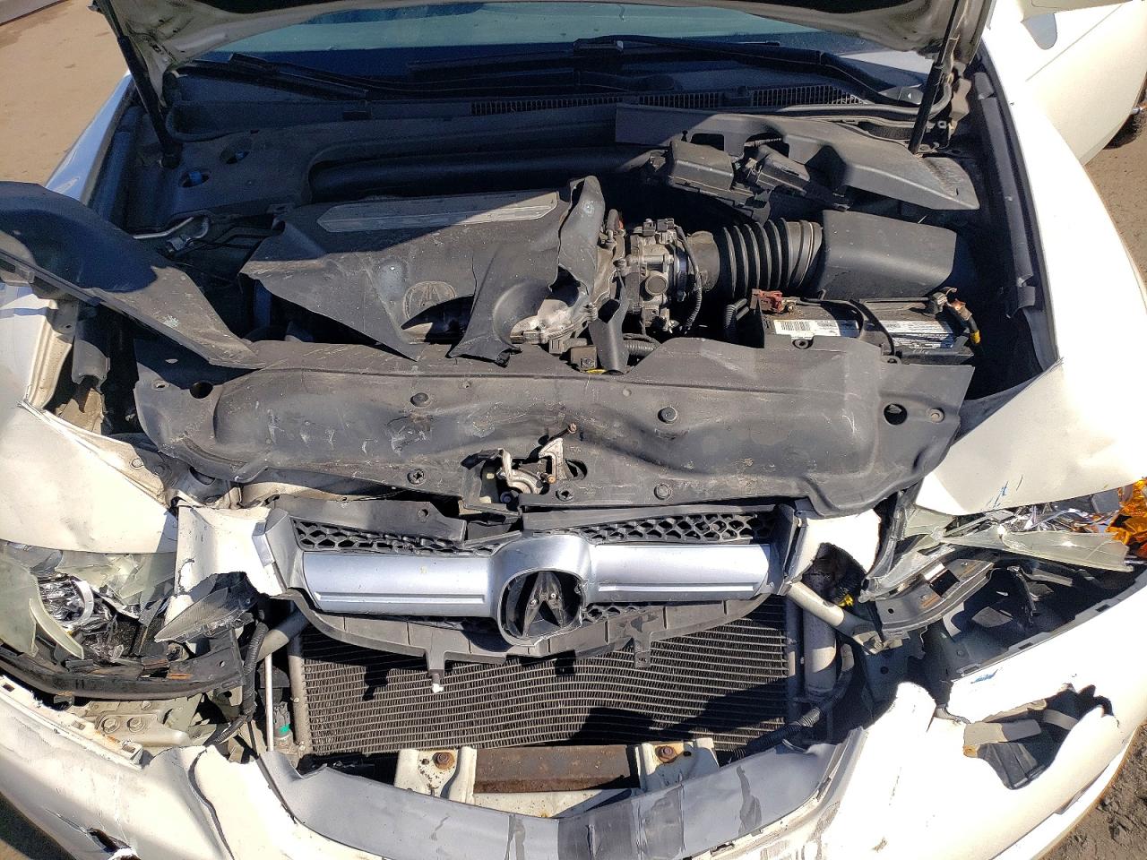 2008 Acura Tl White vin: 19UUA66248A045508