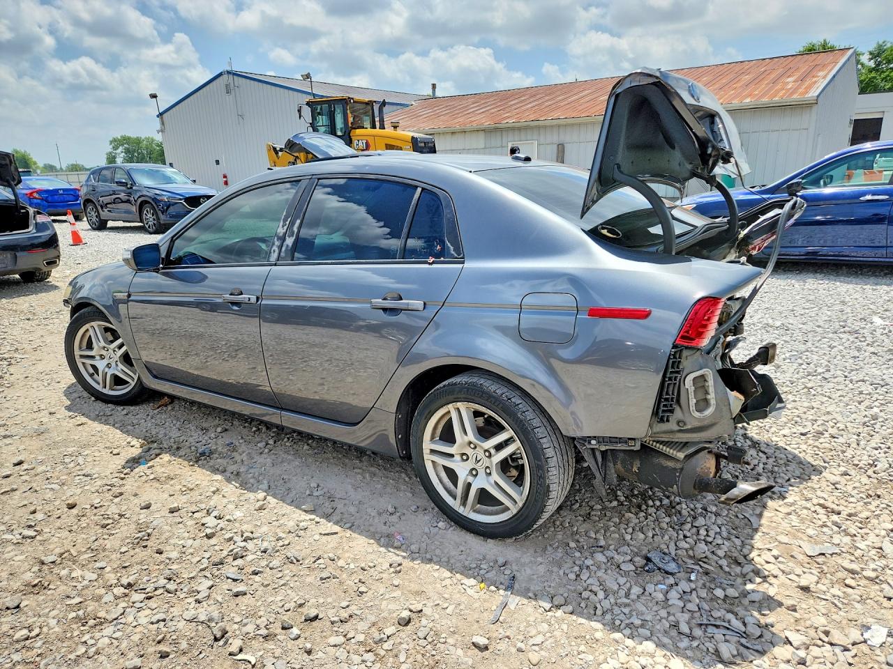 2008 Acura Tl Gray vin: 19UUA66248A047873