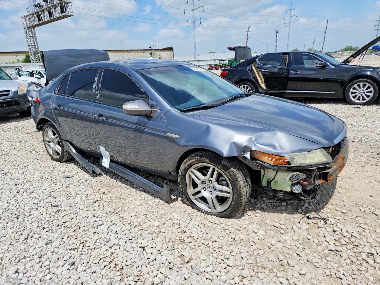 2008 Acura Tl Gray vin: 19UUA66248A047873