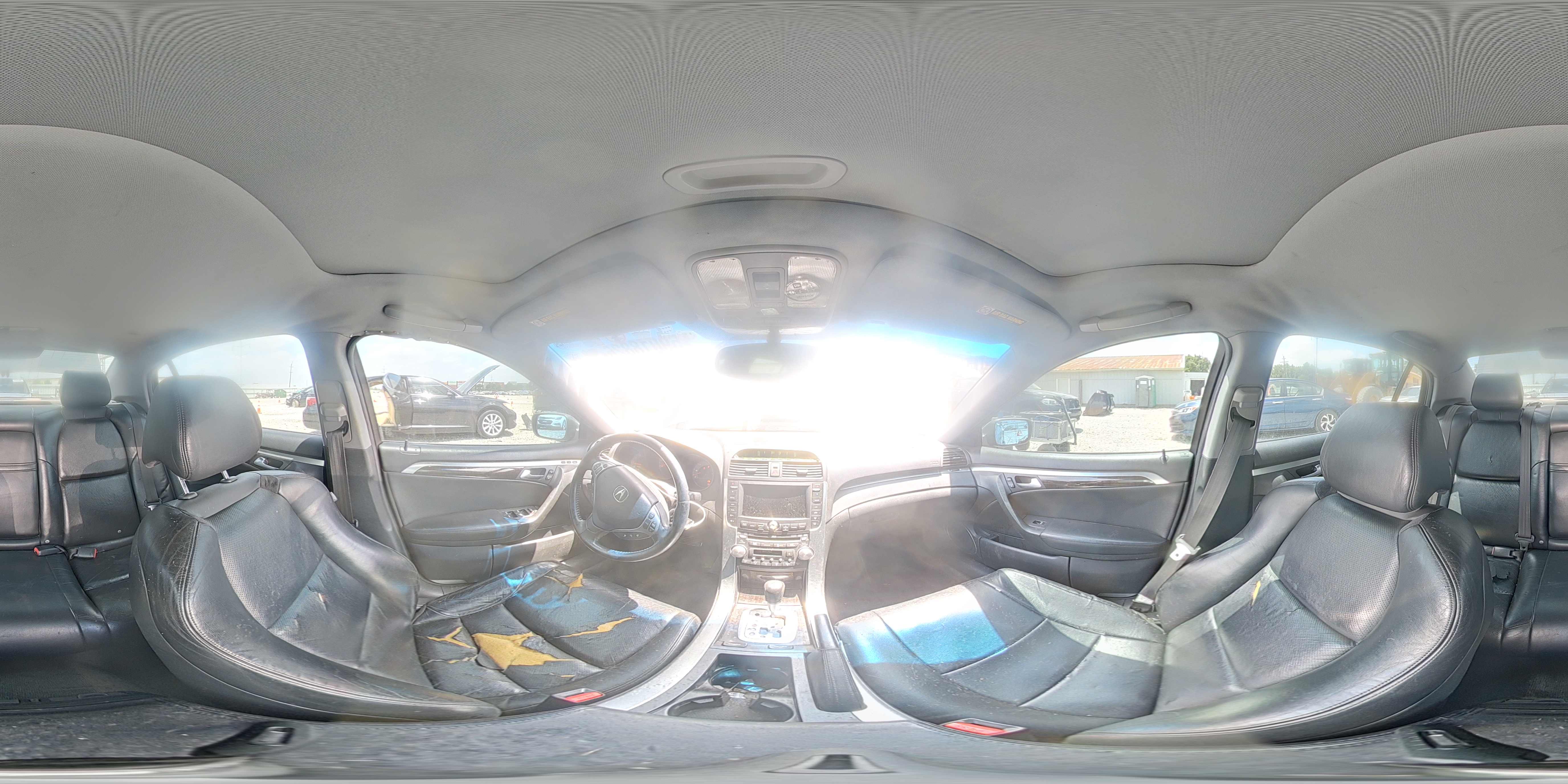 2008 Acura Tl Gray vin: 19UUA66248A047873