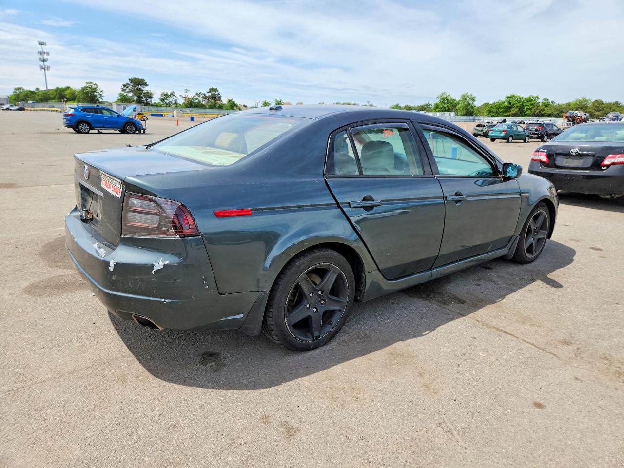 2004 Acura Tl Gray vin: 19UUA66254A010695
