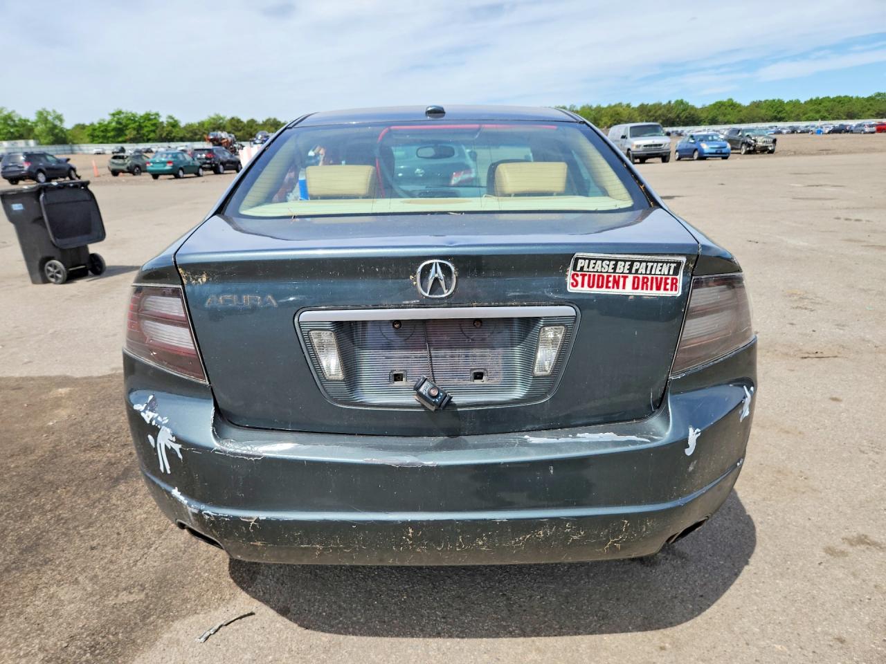 2004 Acura Tl Gray vin: 19UUA66254A010695