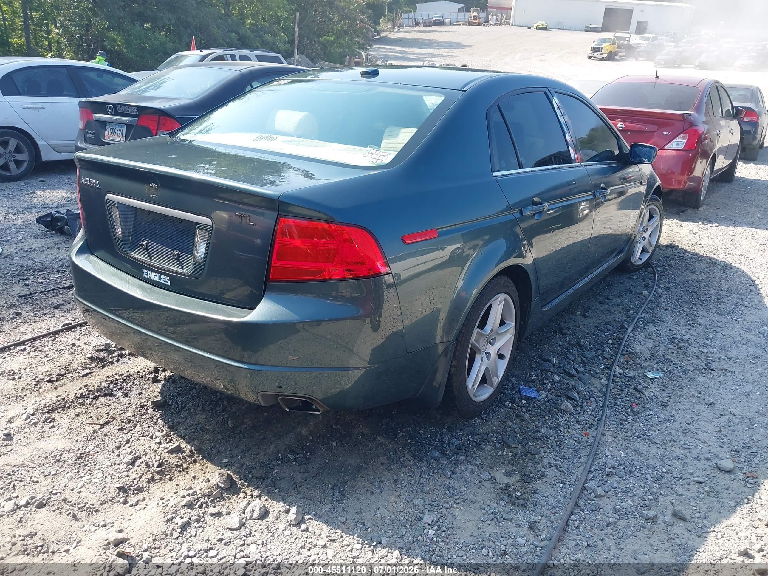 2004 Acura Tl   Green vin: 19UUA66254A023043