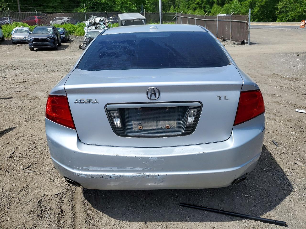 2004 Acura Tl Silver vin: 19UUA66254A024399