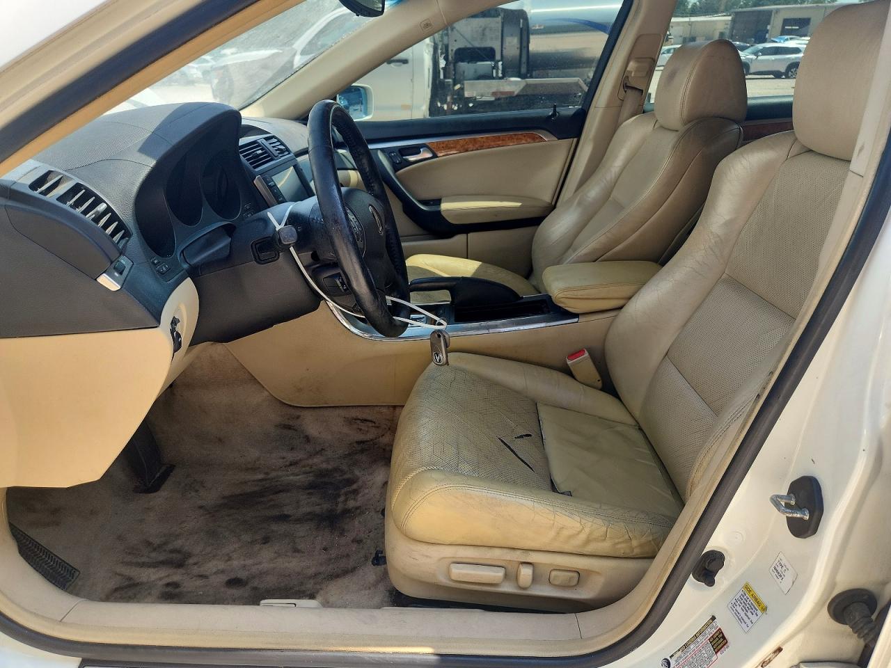 2004 Acura Tl Белый vin: 19UUA66254A048069