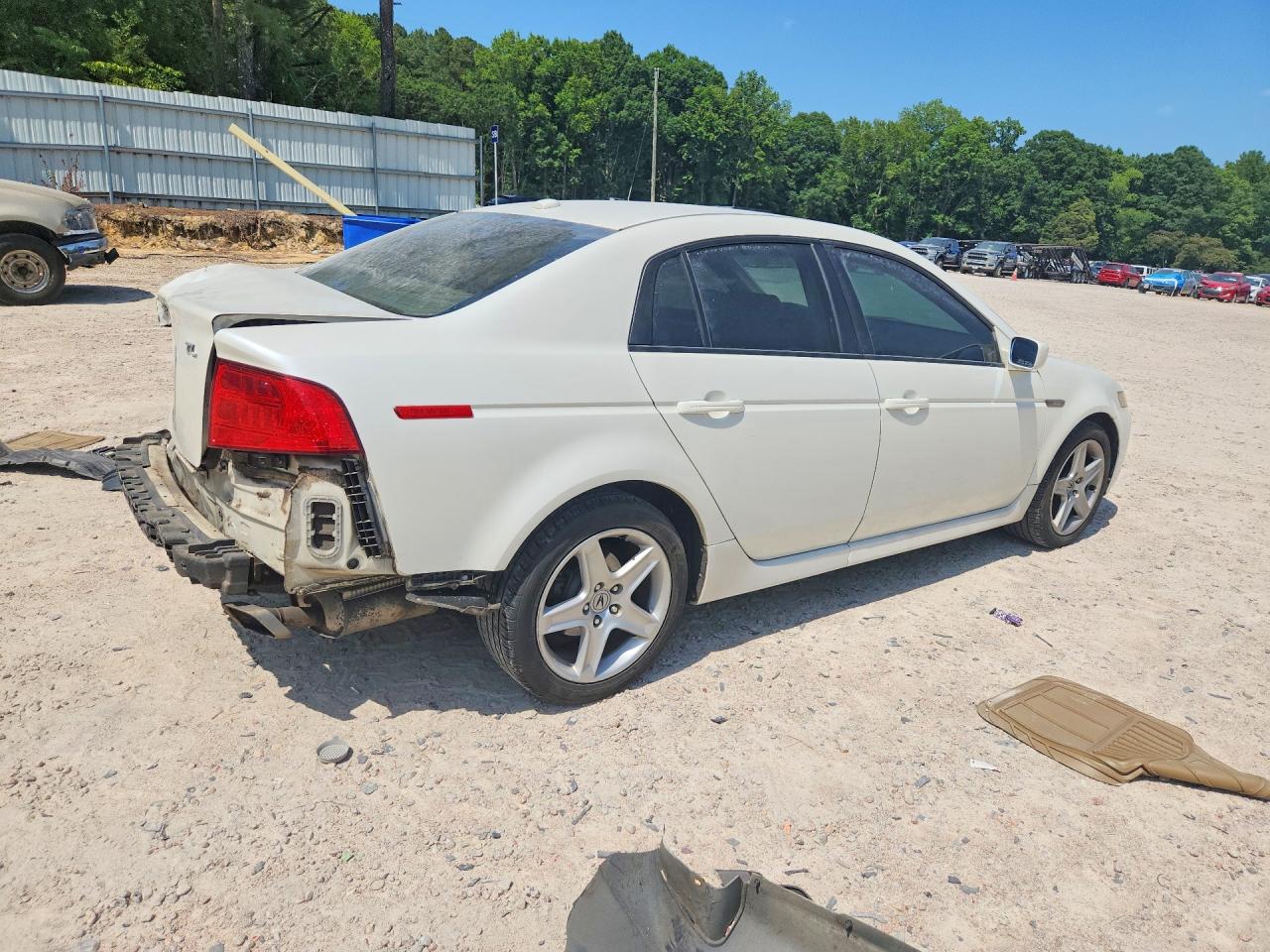 2004 Acura Tl Белый vin: 19UUA66254A048069
