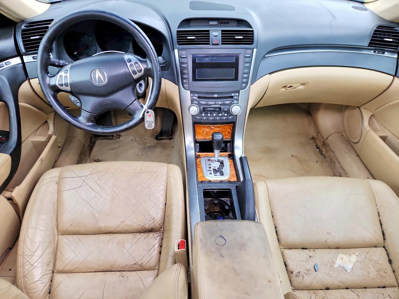 2005 Acura Tl Green vin: 19UUA66255A003876