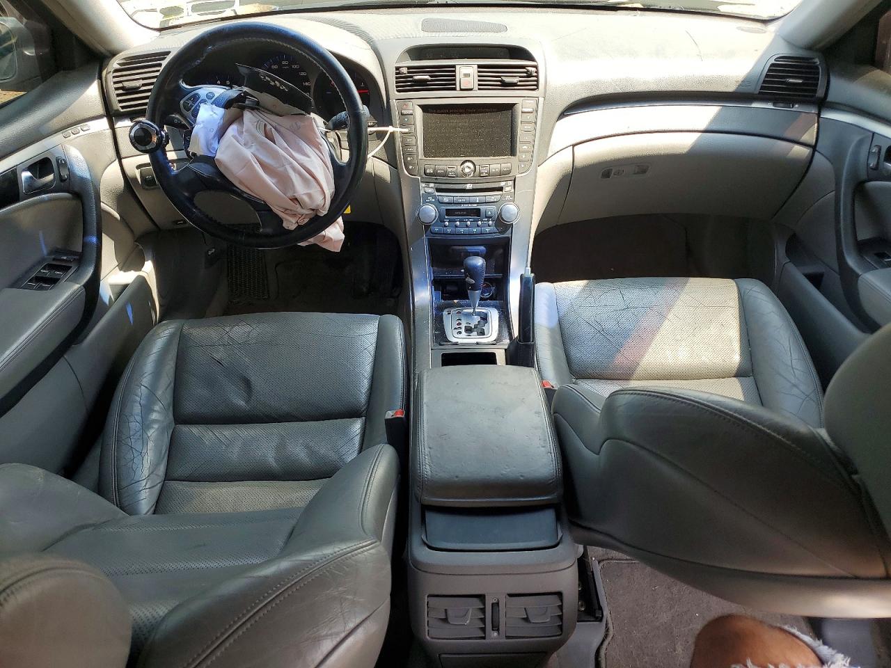 2005 Acura Tl Gray vin: 19UUA66255A007409