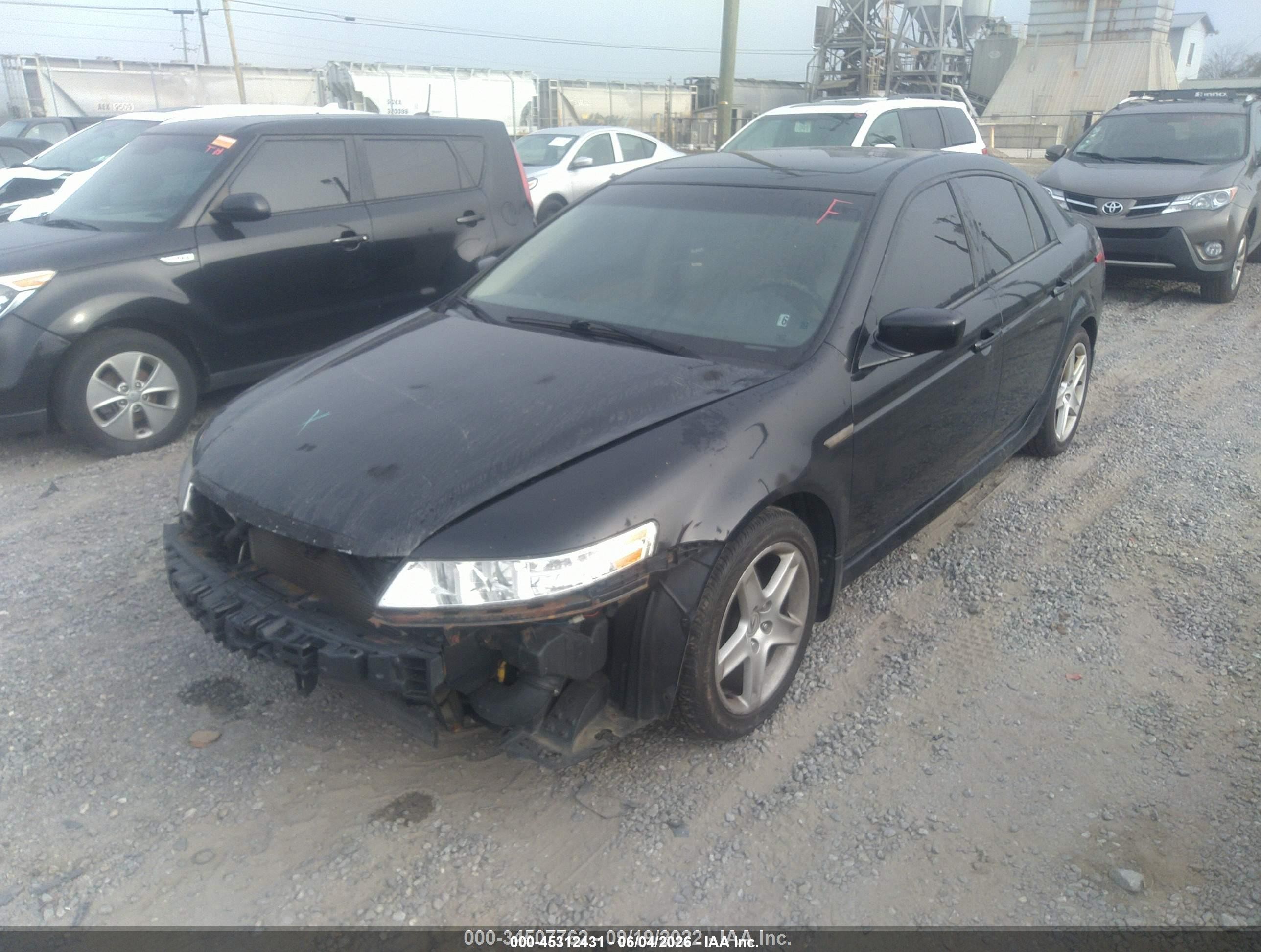 2005 Acura Tl   Black vin: 19UUA66255A037073