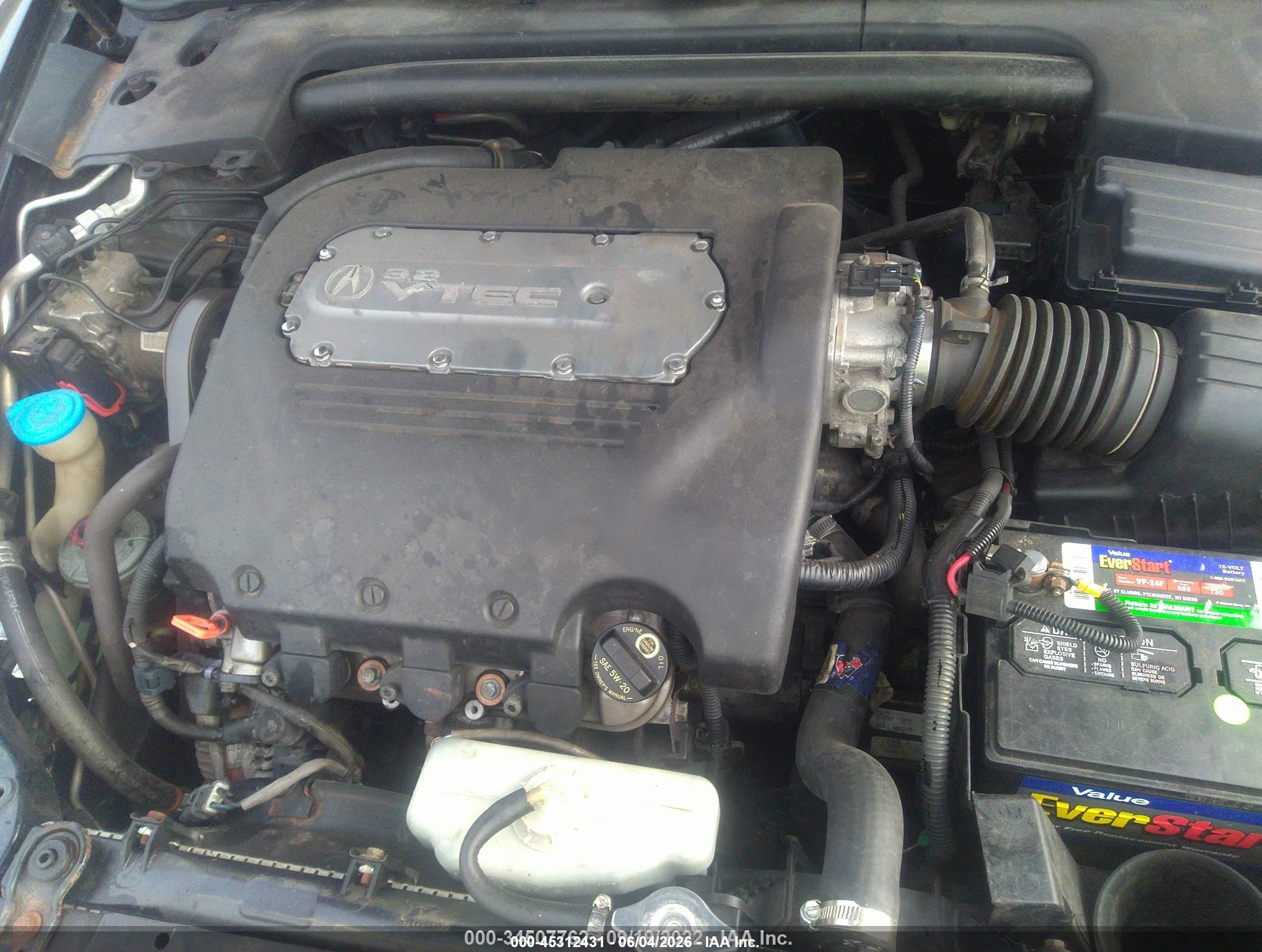 2005 Acura Tl   Black vin: 19UUA66255A037073