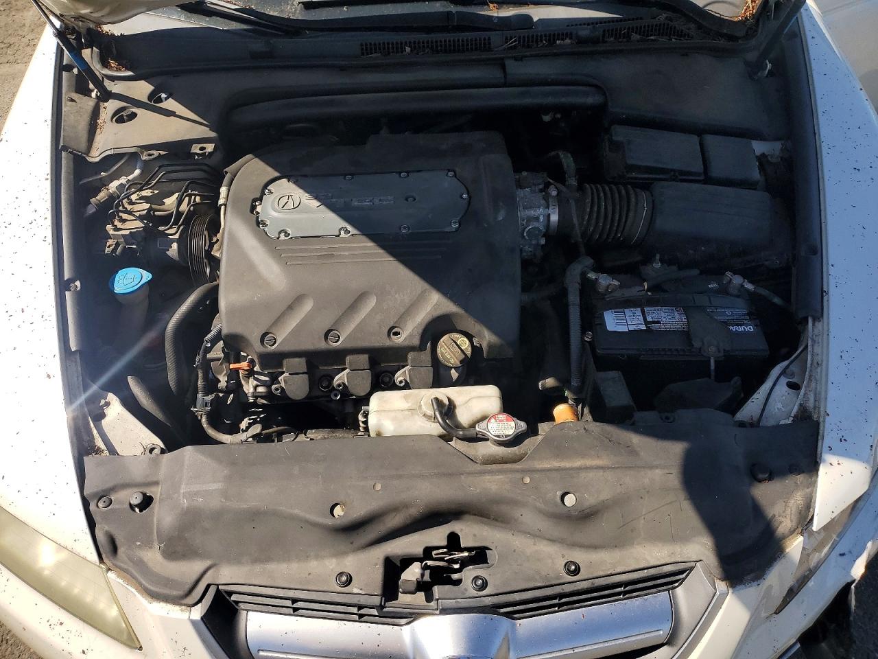 2005 Acura Tl White vin: 19UUA66255A041818