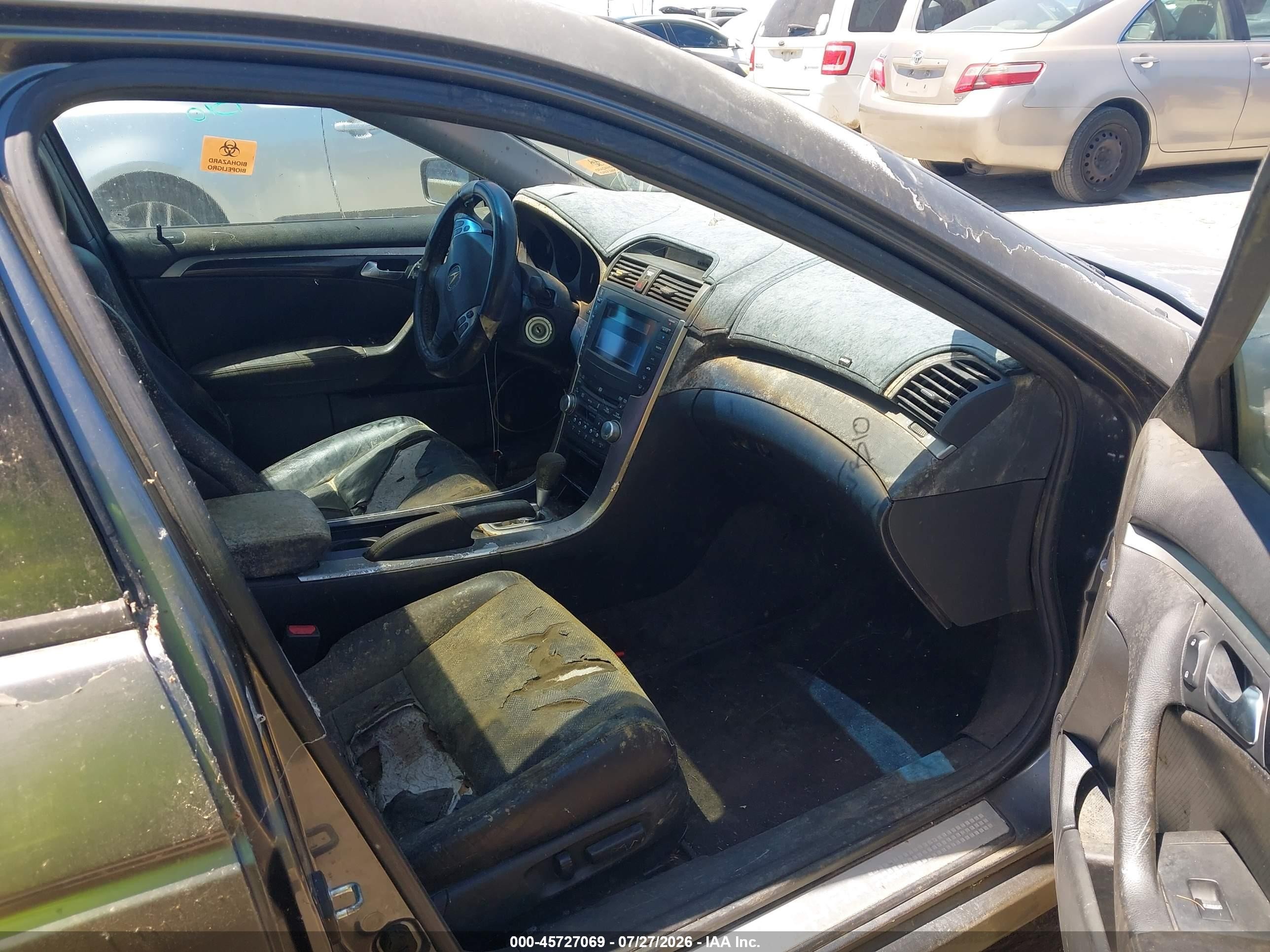 2005 Acura Tl   Gray vin: 19UUA66255A052415