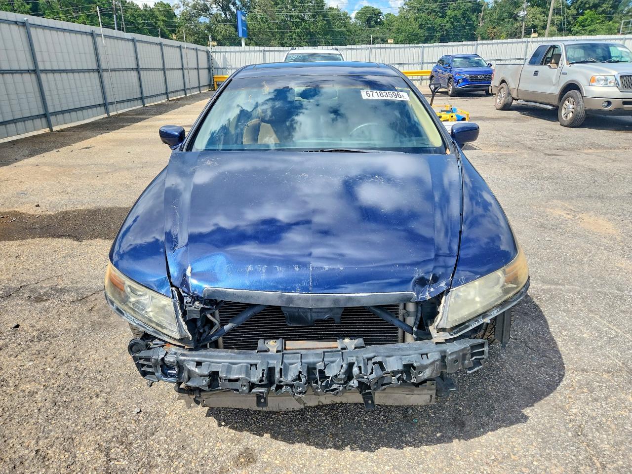 2005 Acura Tl Blue vin: 19UUA66255A054097