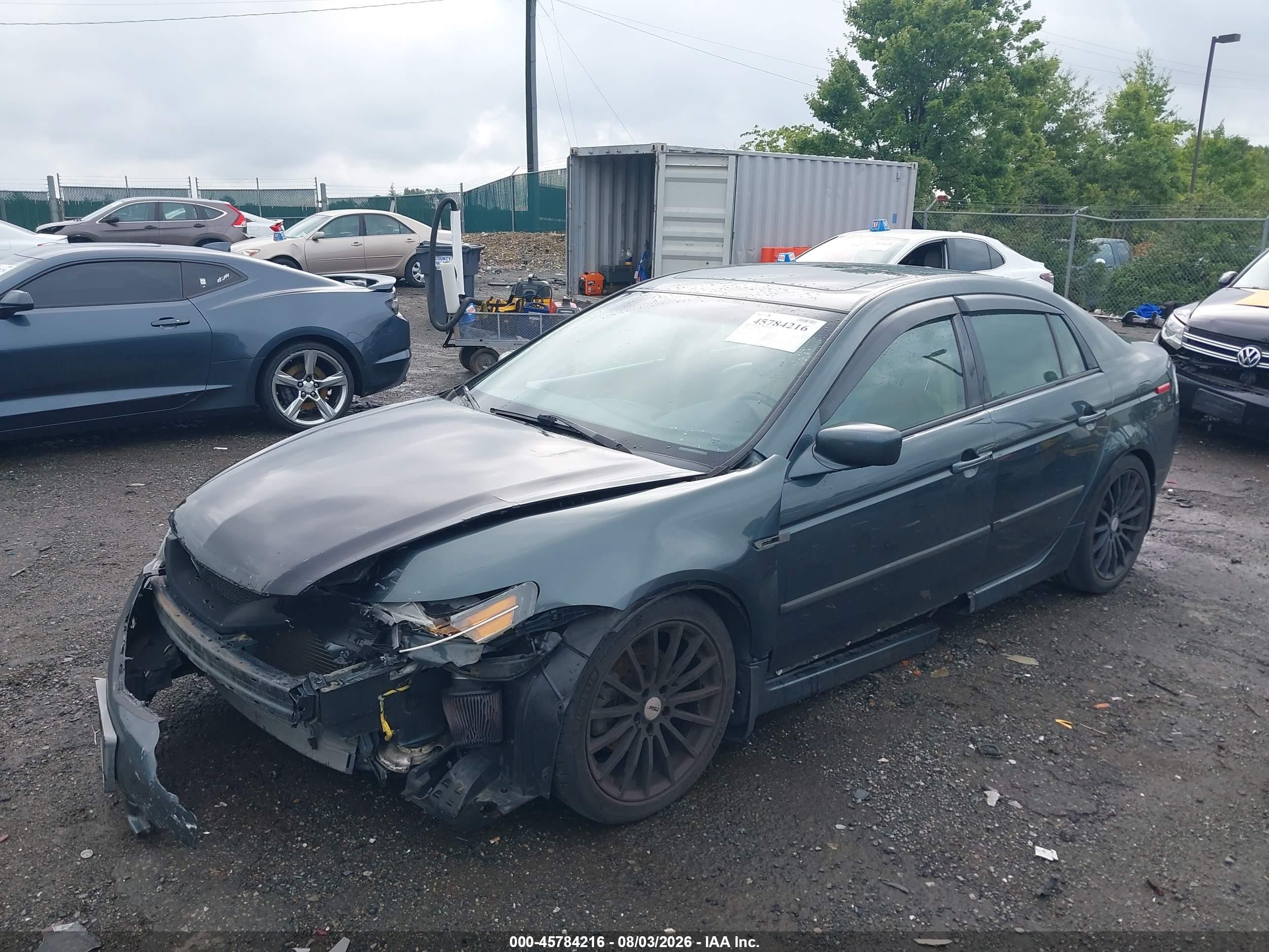 2005 Acura Tl   Green vin: 19UUA66255A055945