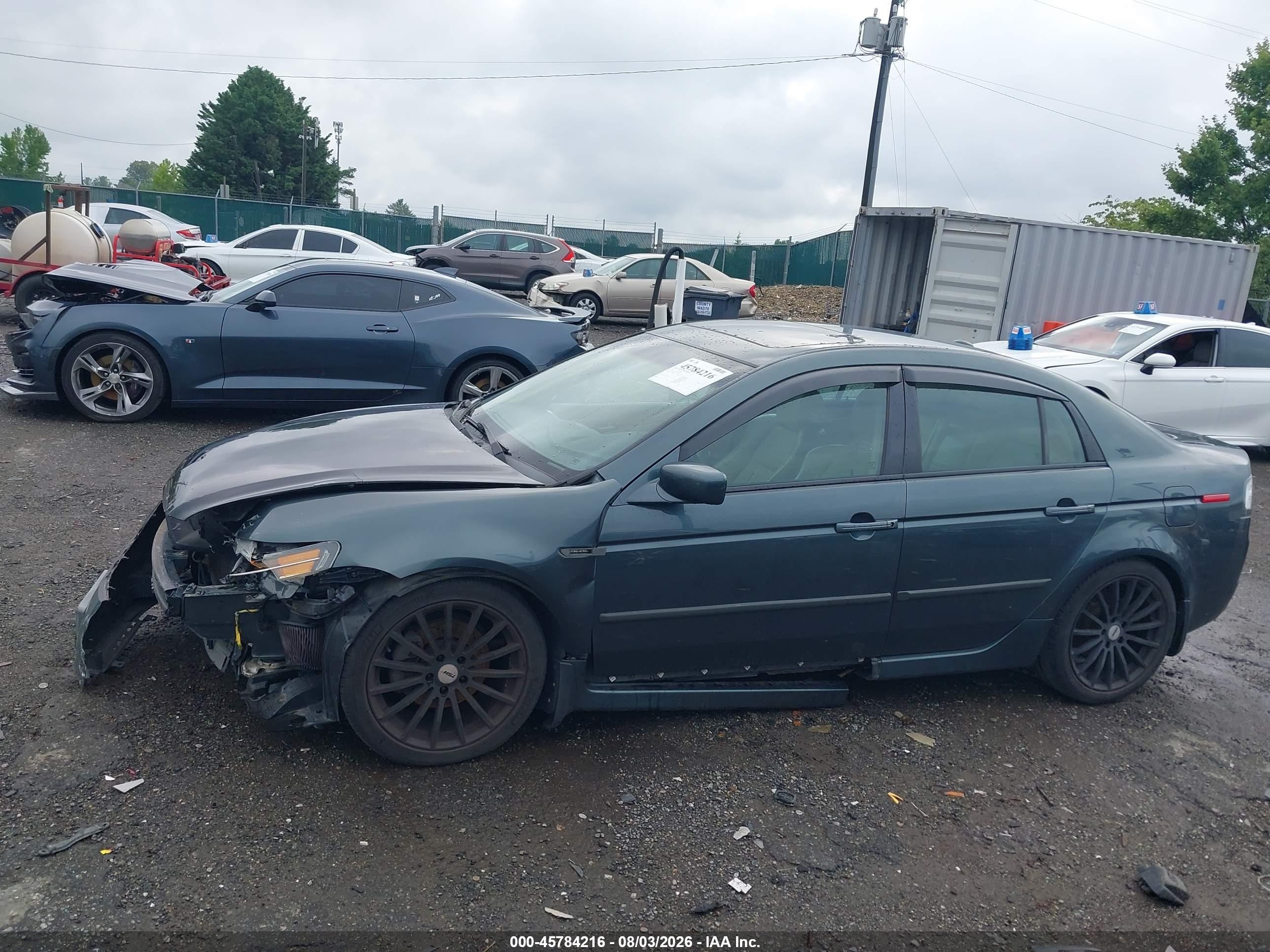 2005 Acura Tl   Green vin: 19UUA66255A055945