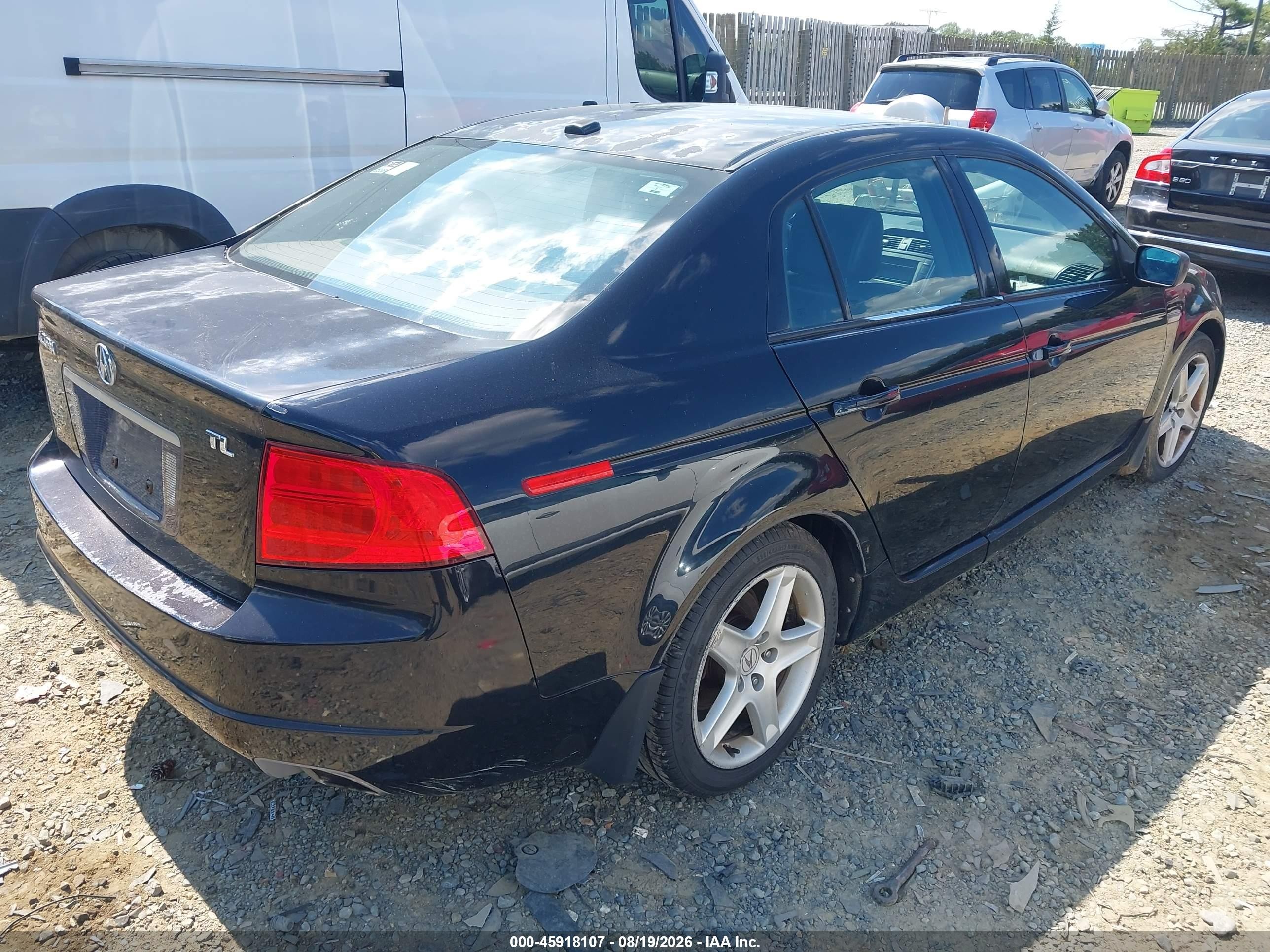 2005 Acura Tl   Черный vin: 19UUA66255A056528
