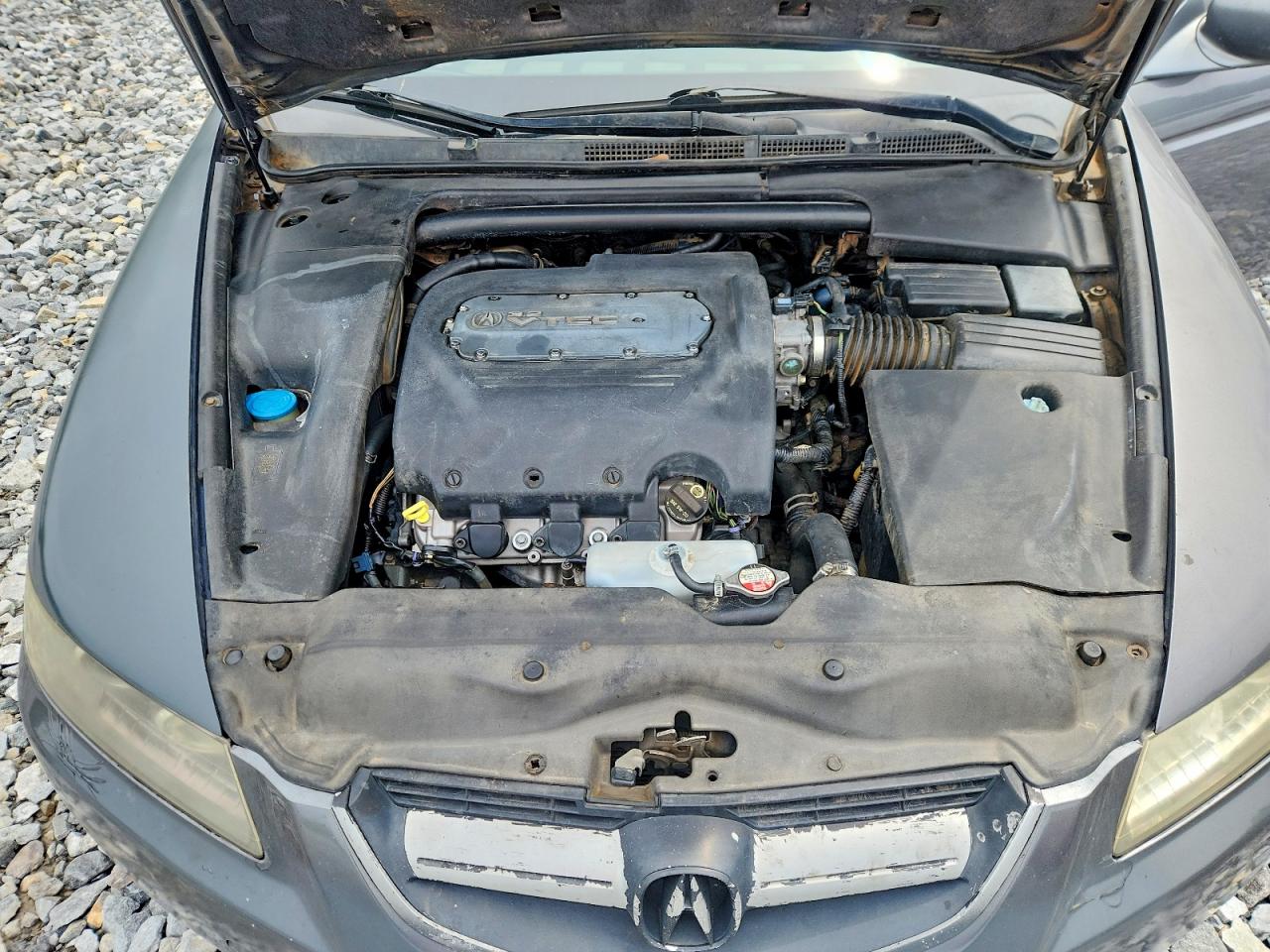 2005 Acura Tl Gray vin: 19UUA66255A060577