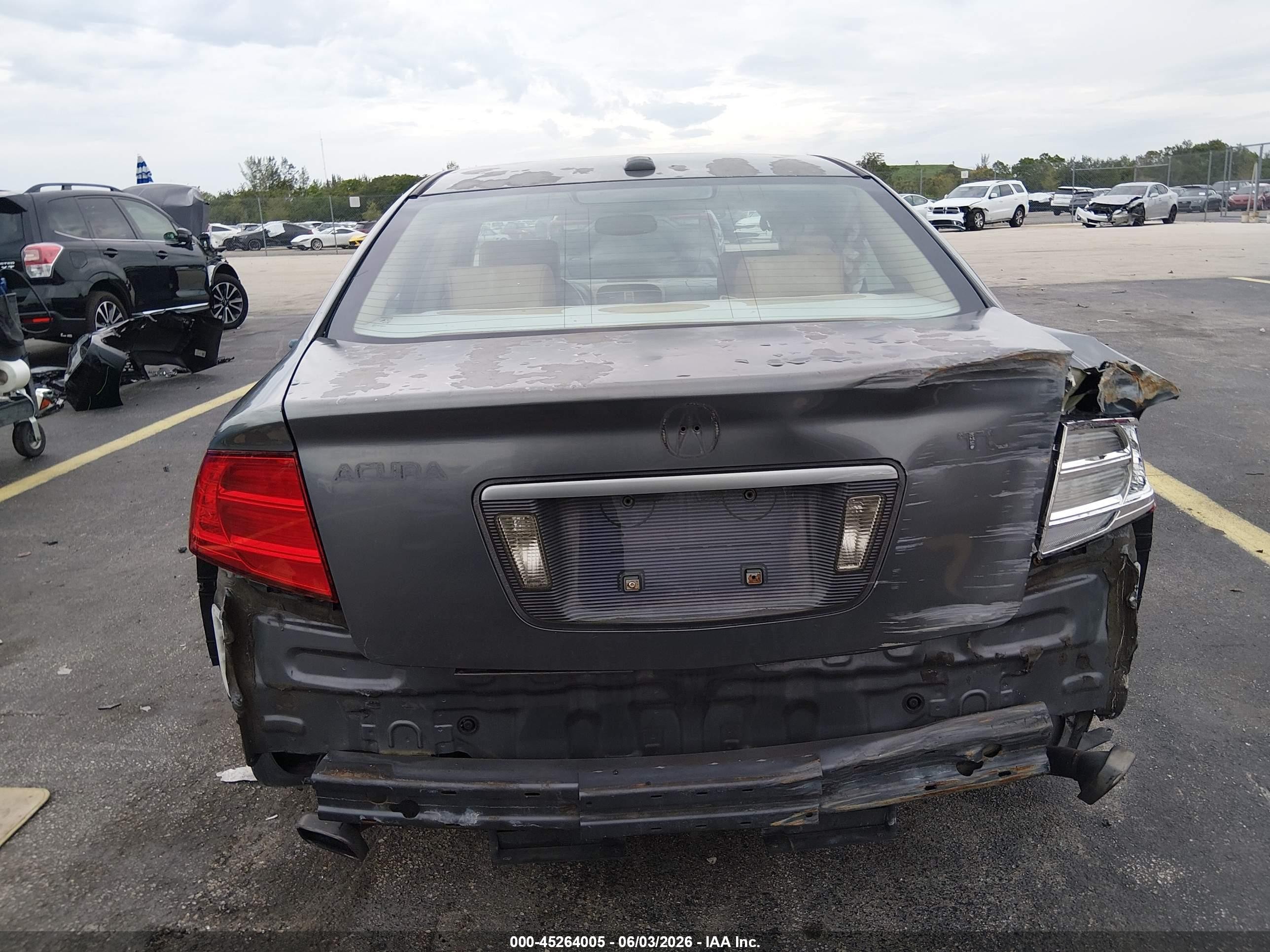 2005 Acura Tl   Gray vin: 19UUA66255A079341