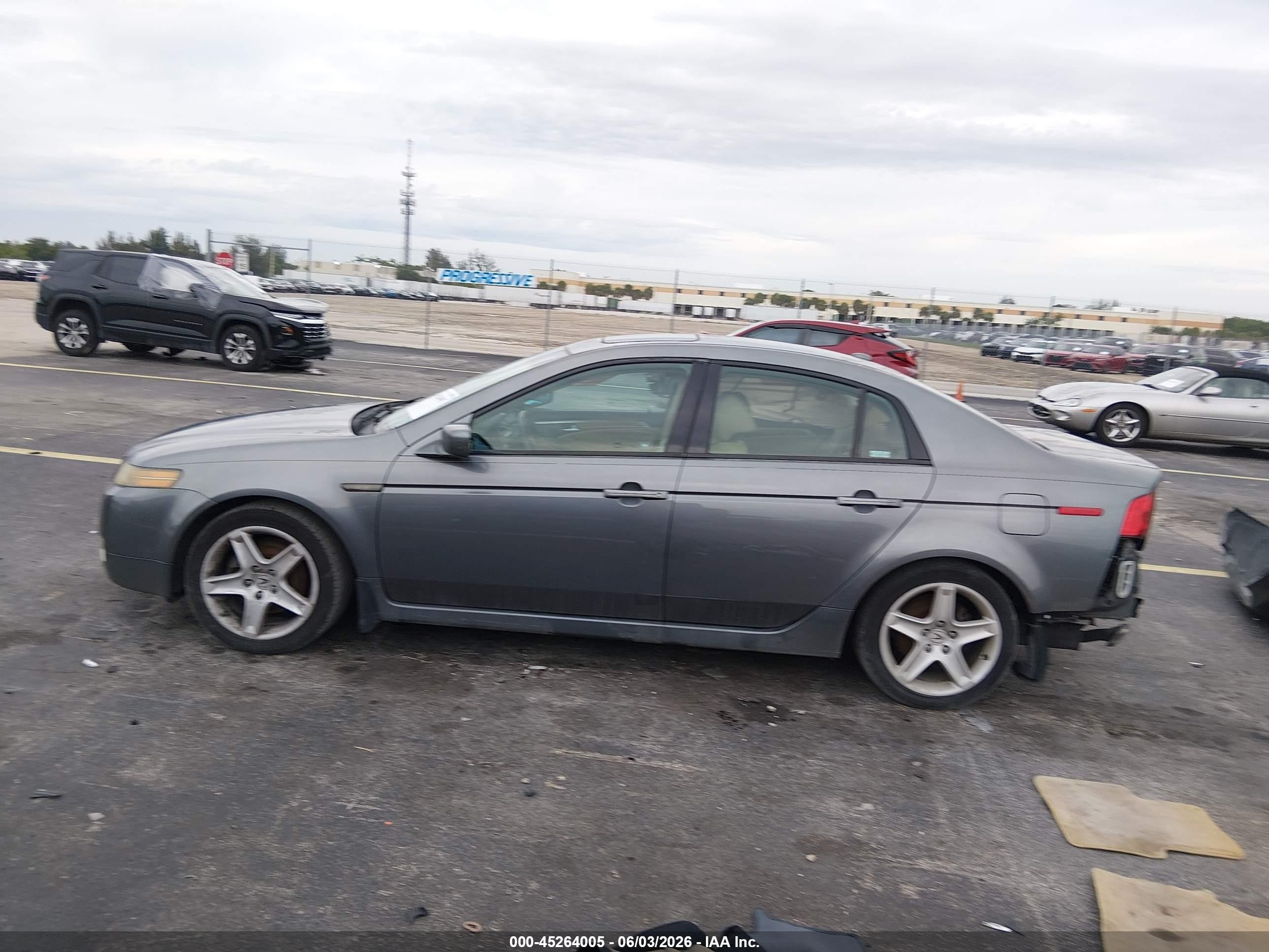 2005 Acura Tl   Gray vin: 19UUA66255A079341