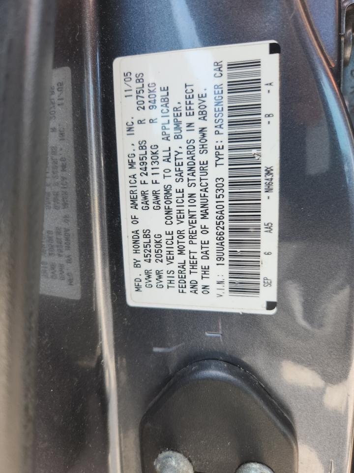 2006 Acura 3.2tl Silver vin: 19UUA66256A015303