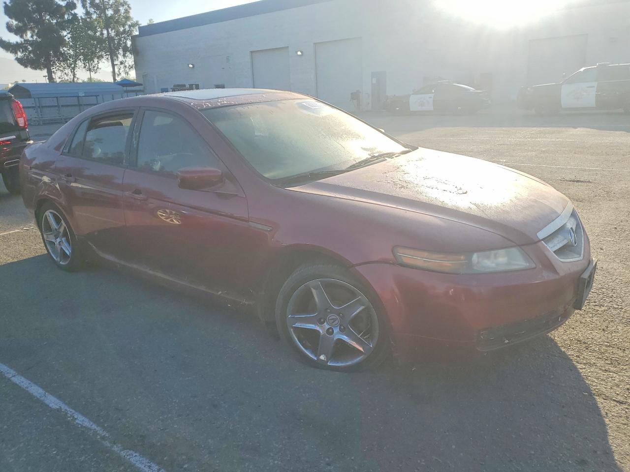 2006 Acura 3.2tl Burgundy vin: 19UUA66256A034515
