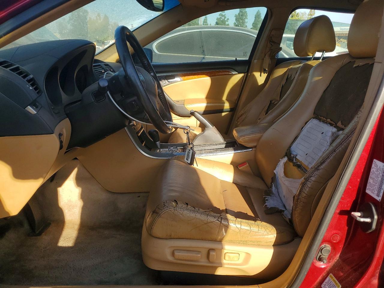 2006 Acura 3.2tl Burgundy vin: 19UUA66256A034515
