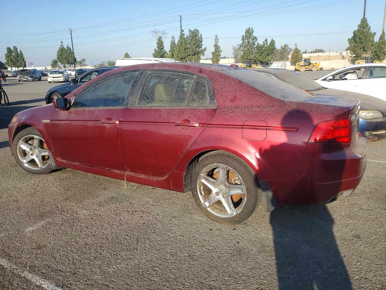 2006 Acura 3.2tl Burgundy vin: 19UUA66256A034515