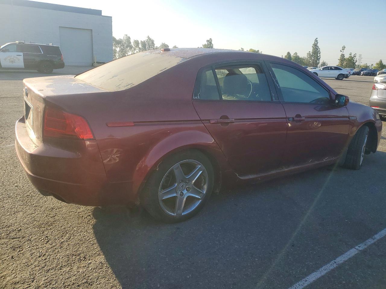 2006 Acura 3.2tl Burgundy vin: 19UUA66256A034515