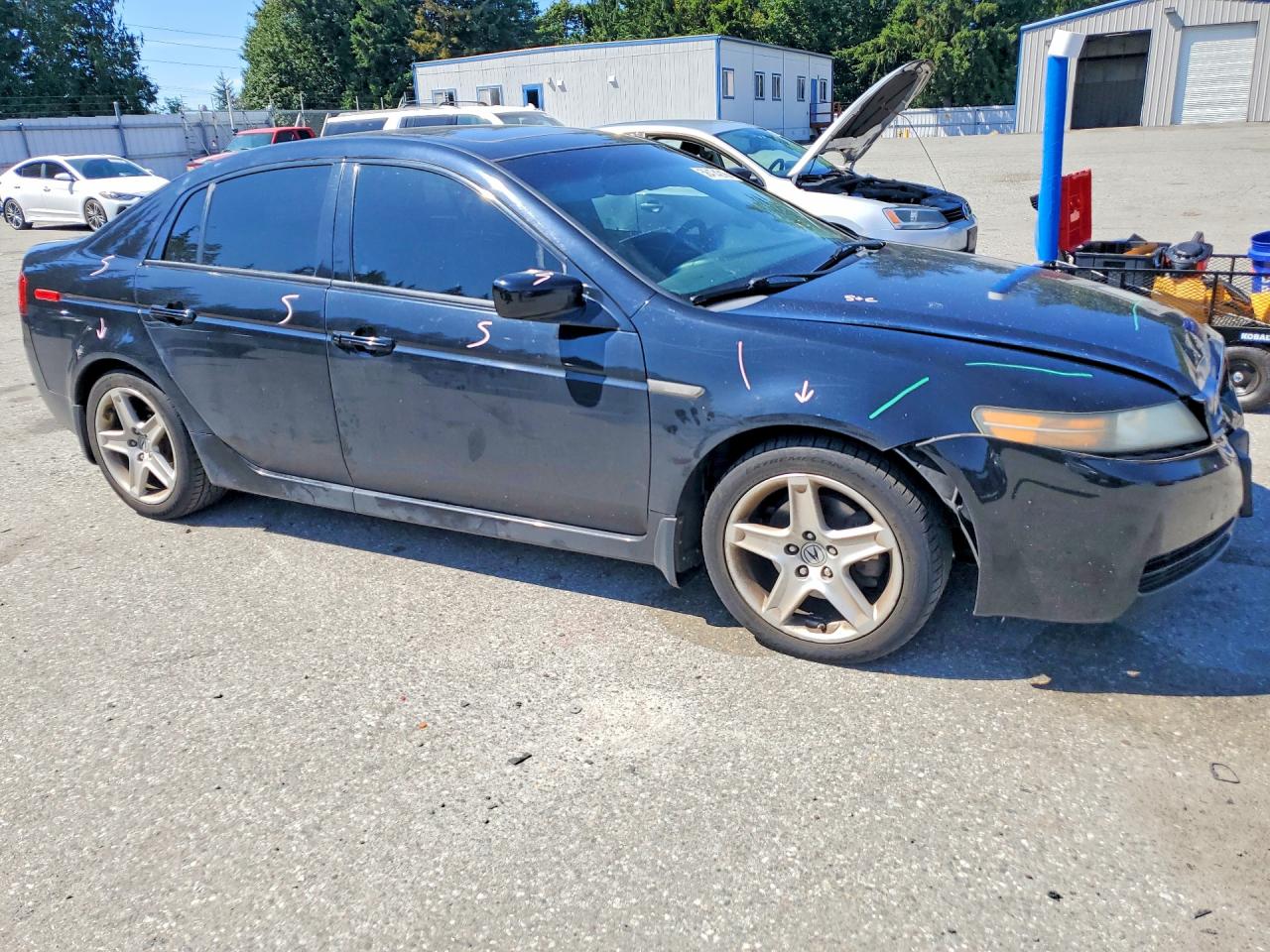 2006 Acura 3.2tl Black vin: 19UUA66256A047264