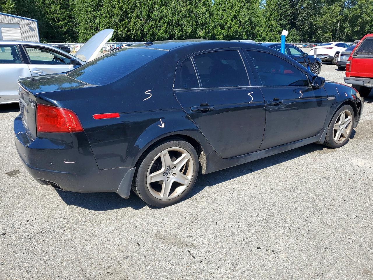 2006 Acura 3.2tl Black vin: 19UUA66256A047264