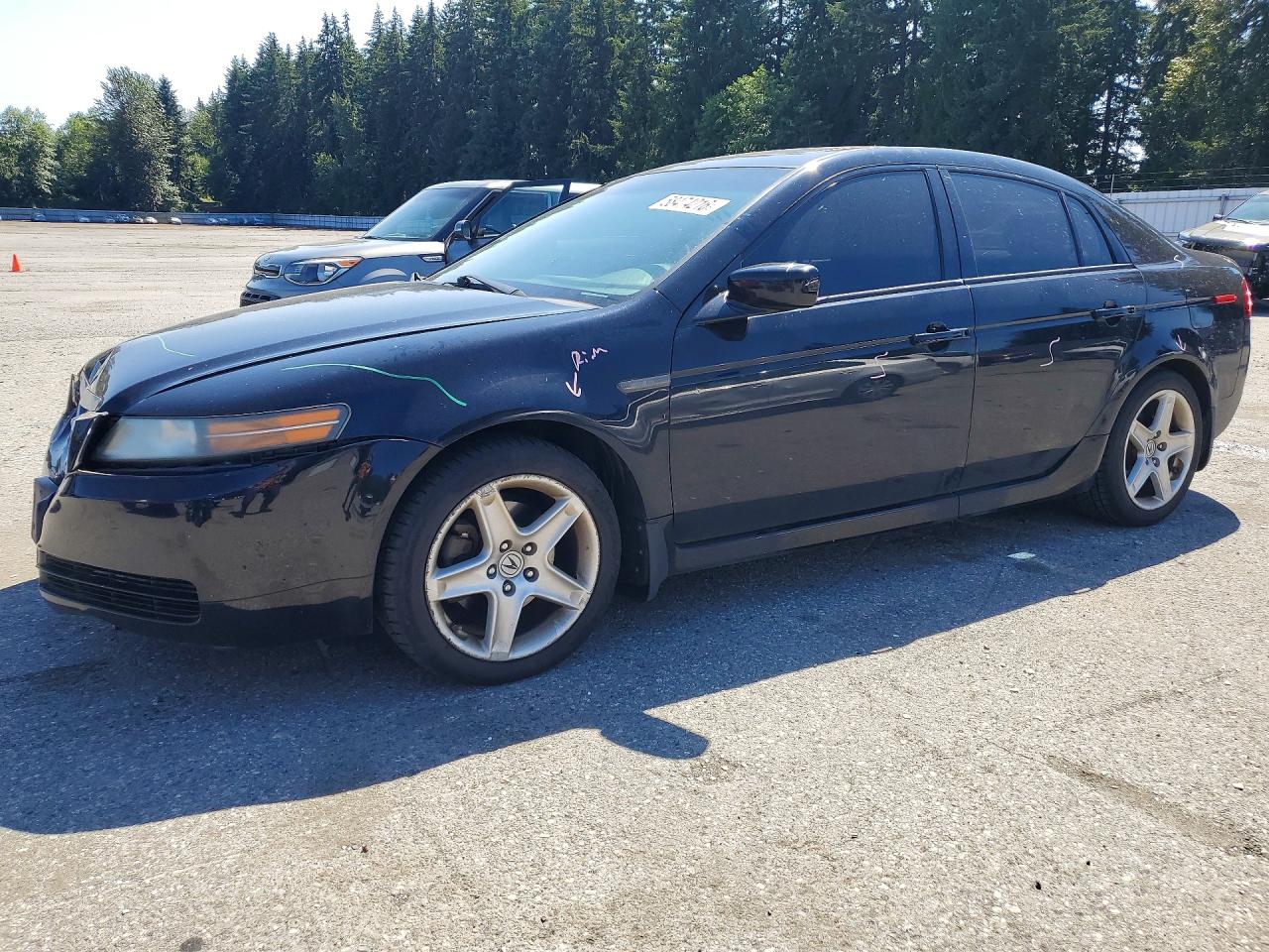 2006 Acura 3.2tl Black vin: 19UUA66256A047264