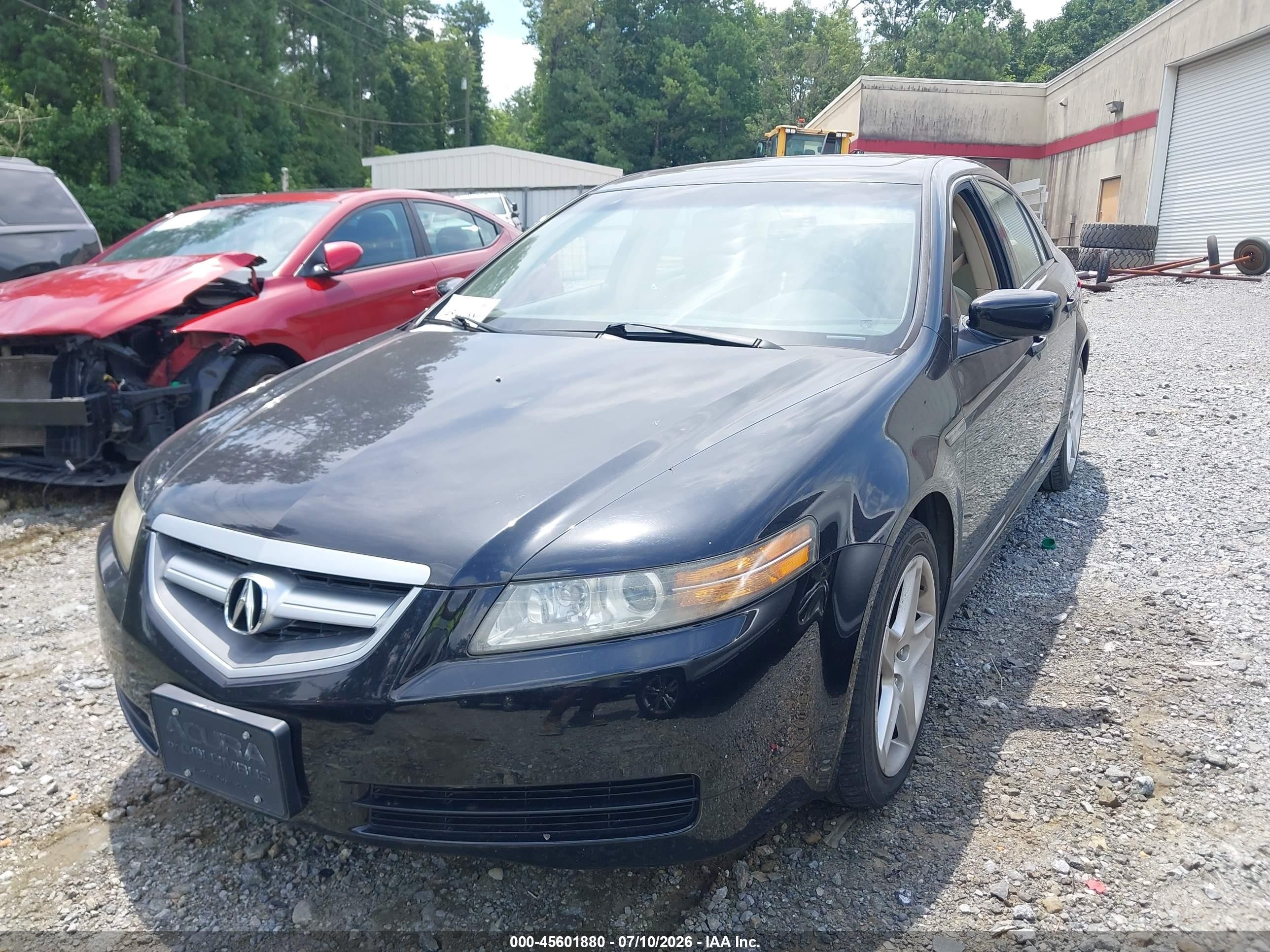 2006 Acura Tl   Черный vin: 19UUA66256A054473