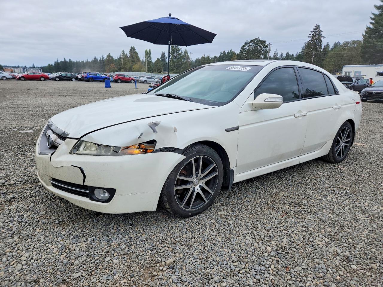 2007 Acura Tl White vin: 19UUA66257A005159