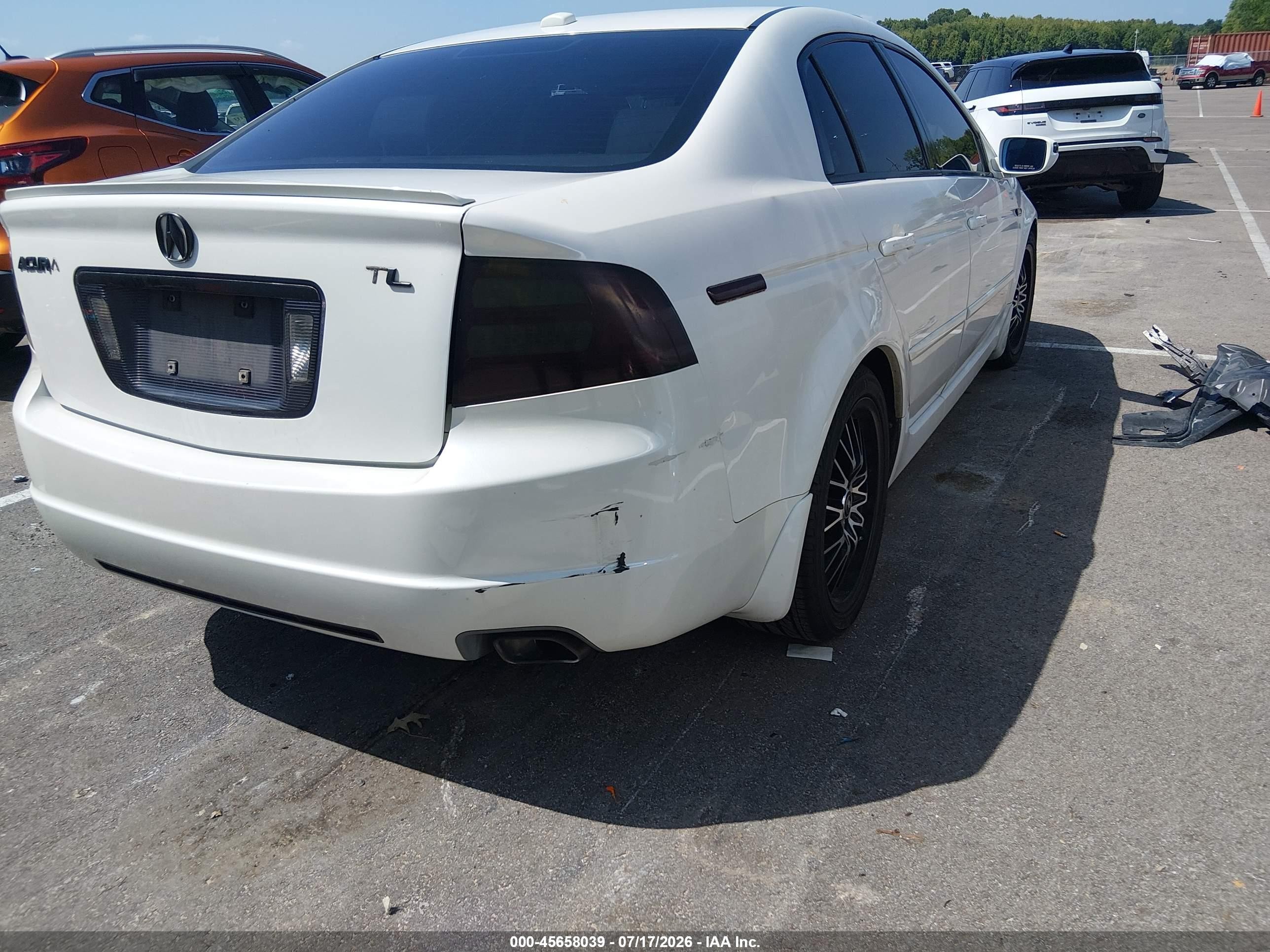 2007 Acura Tl 3.2 Белый vin: 19UUA66257A017442