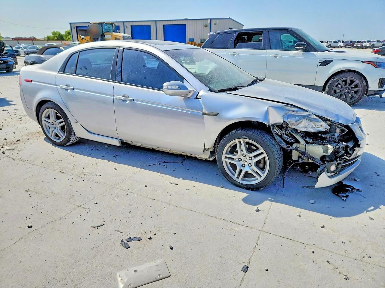2007 Acura Tl Base Silver vin: 19UUA66257A033351