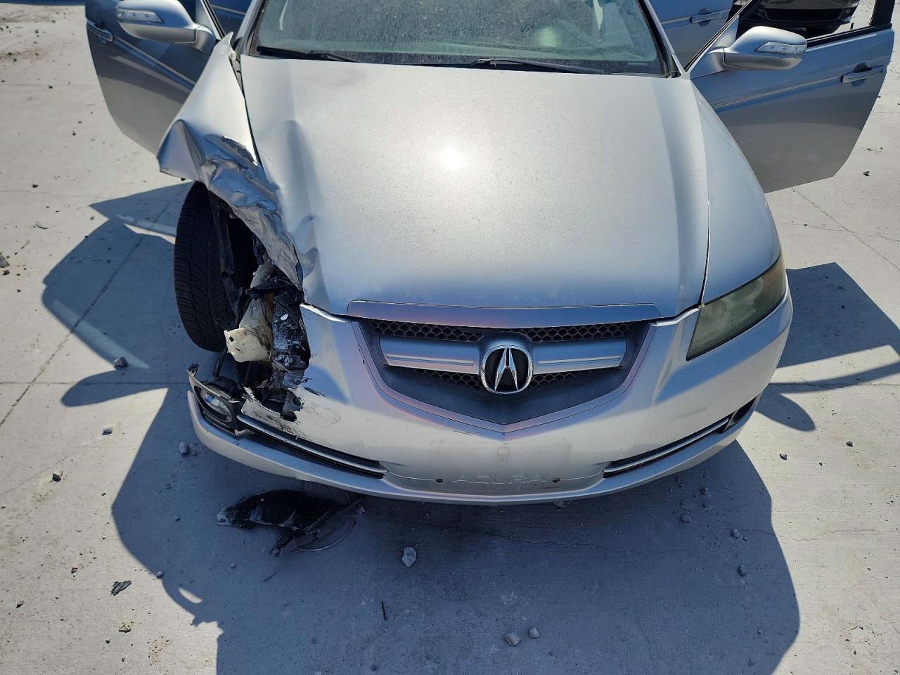 2007 Acura Tl Base Silver vin: 19UUA66257A033351