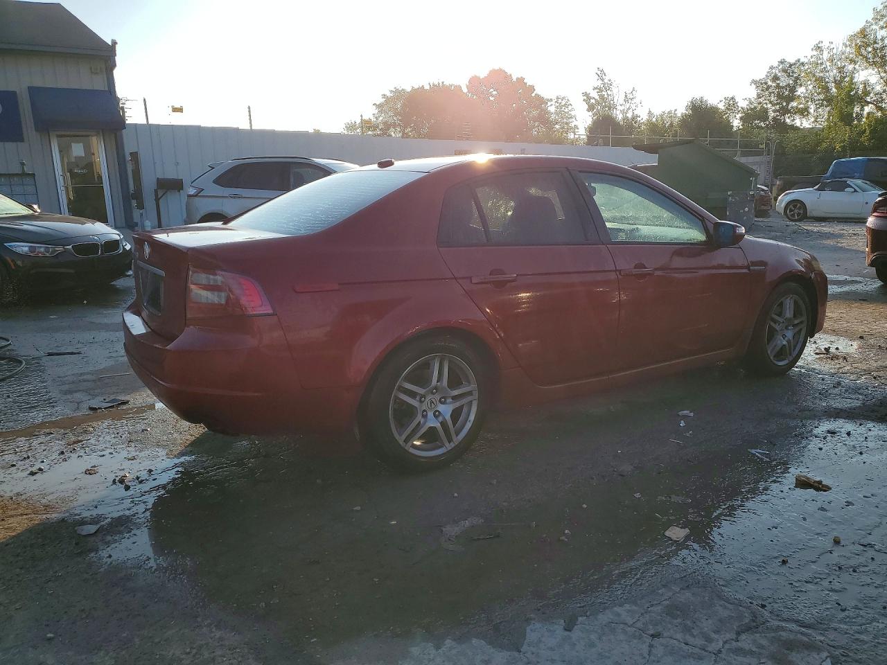 2007 Acura Tl Красный vin: 19UUA66257A042759