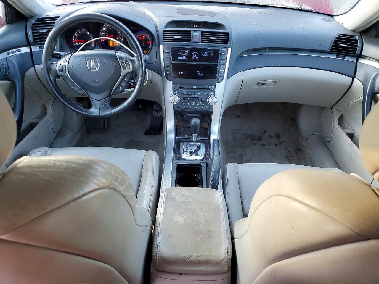 2007 Acura Tl Красный vin: 19UUA66257A042759