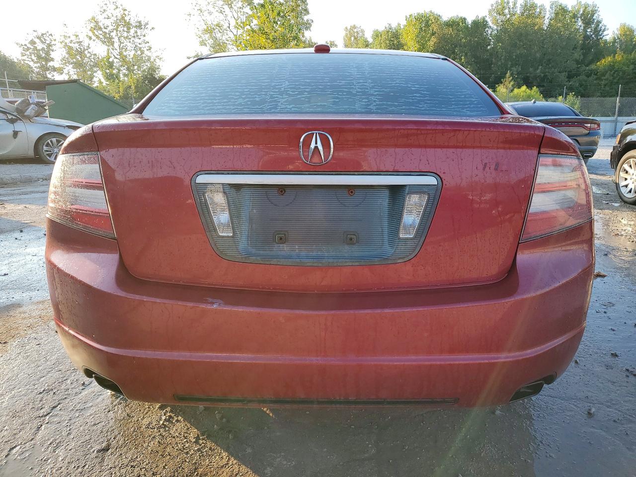 2007 Acura Tl Красный vin: 19UUA66257A042759