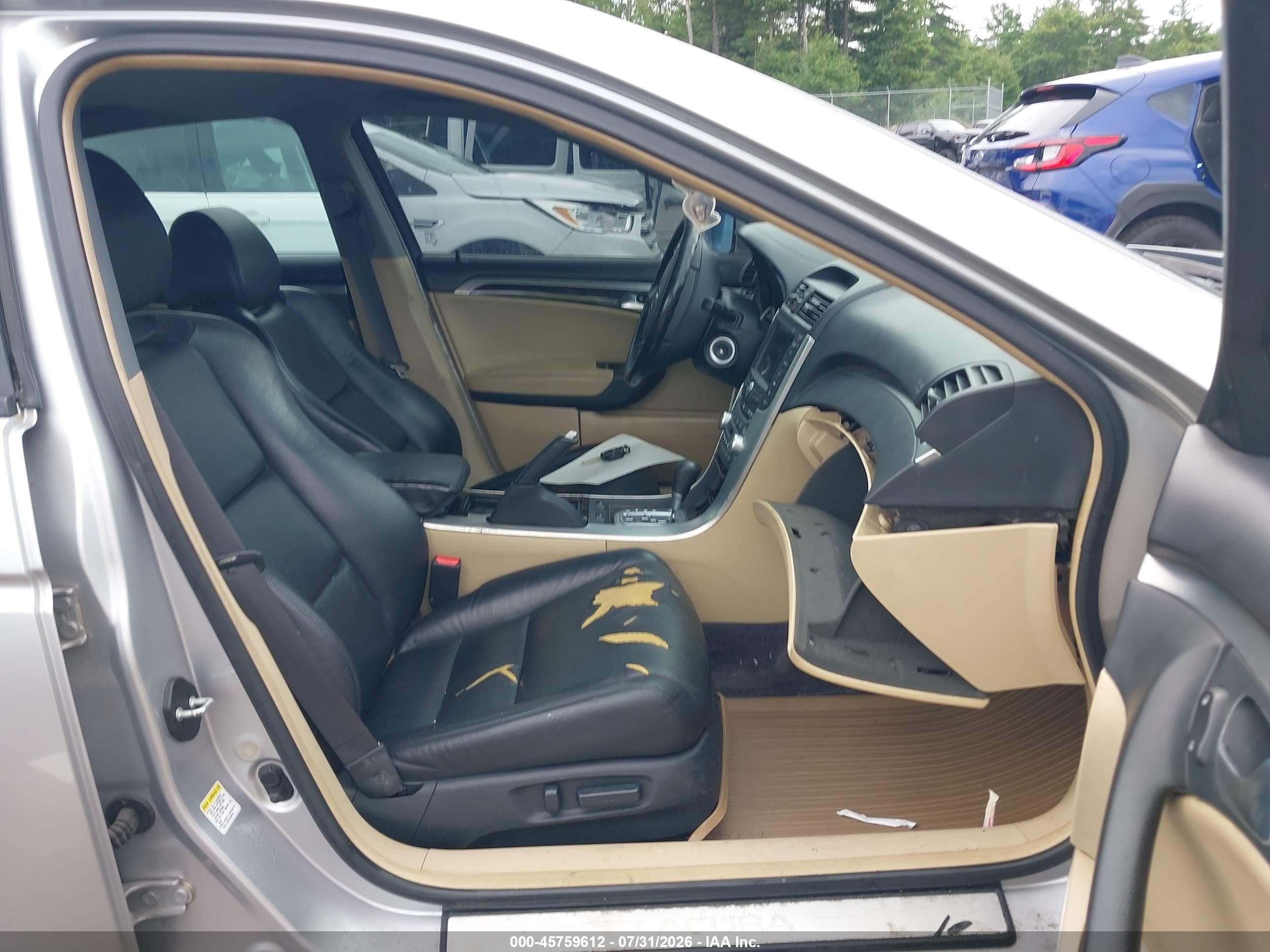 2008 Acura Tl 3.2 Серебряный vin: 19UUA66258A021332