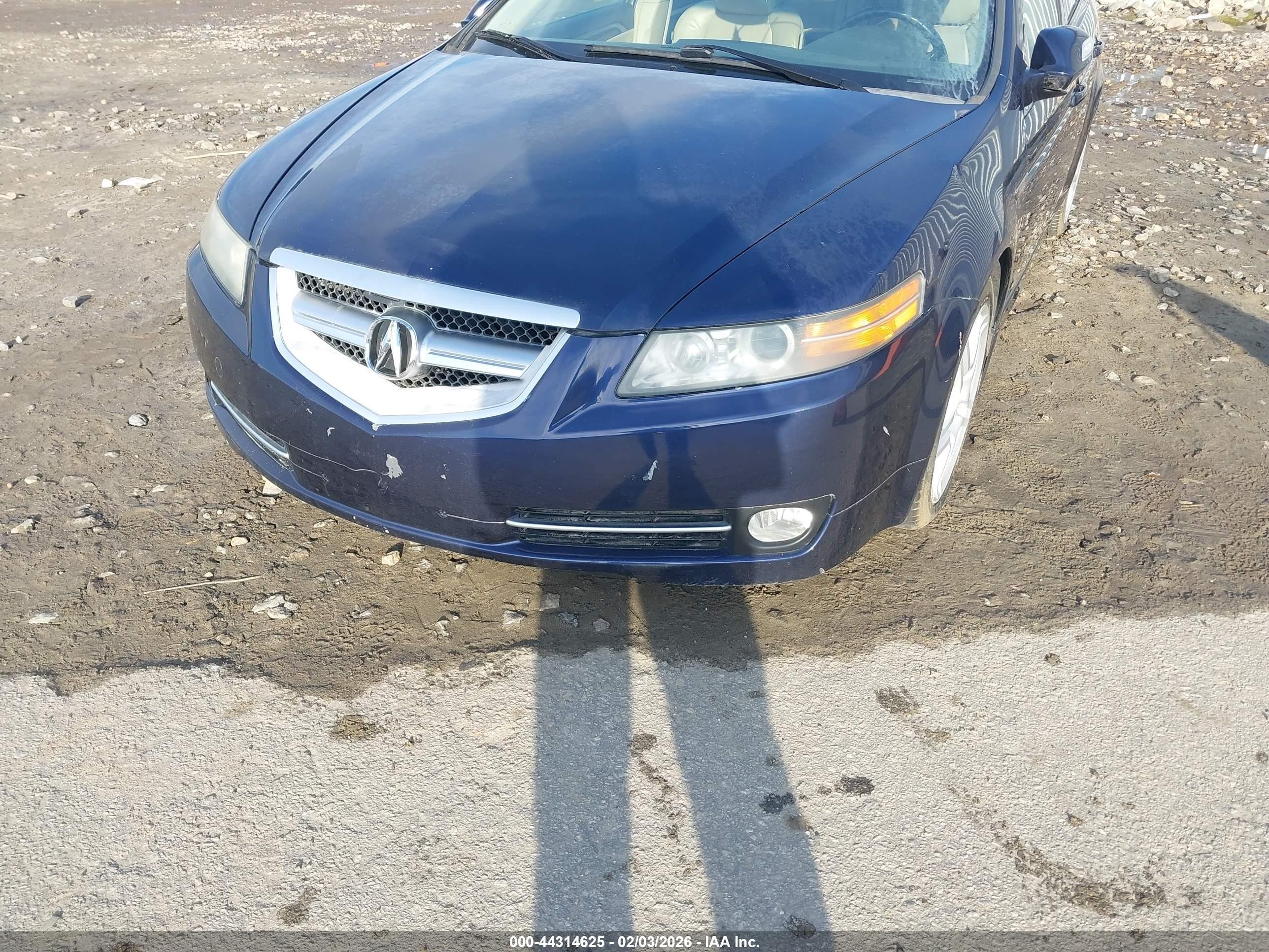 2008 Acura Tl 3.2 Blue vin: 19UUA66258A032928
