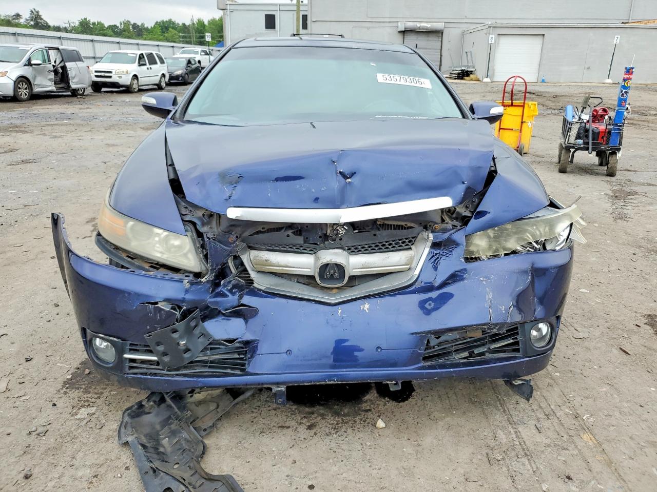 2008 Acura Tl Blue vin: 19UUA66258A035876