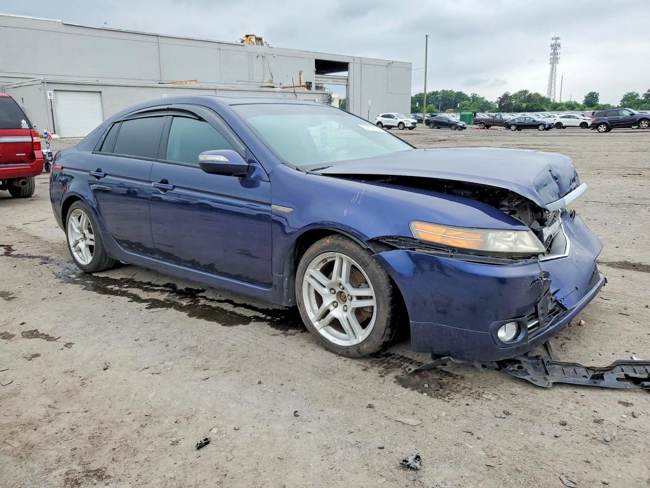 2008 Acura Tl Blue vin: 19UUA66258A035876