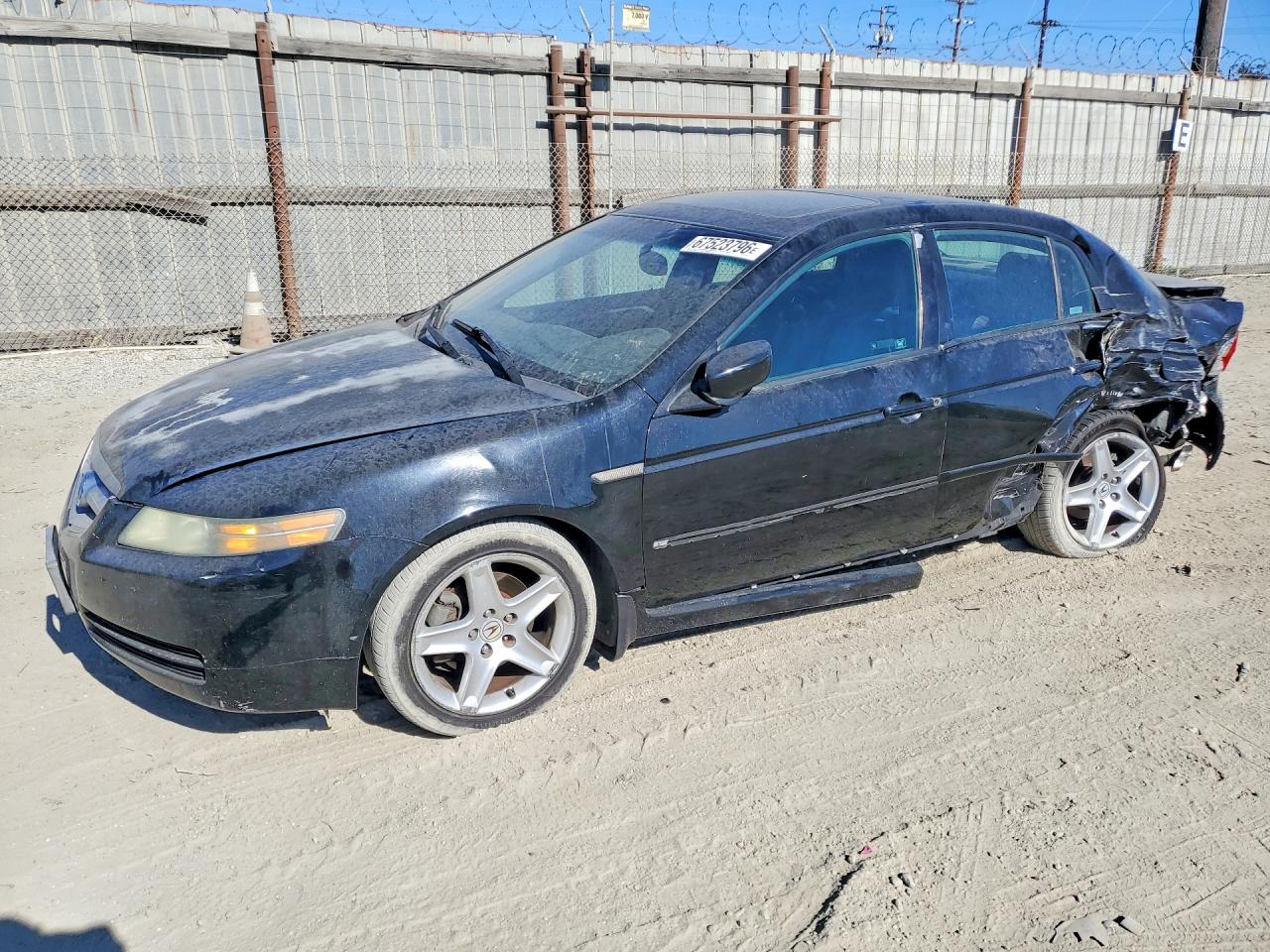 2004 Acura Tl Black vin: 19UUA66264A014481