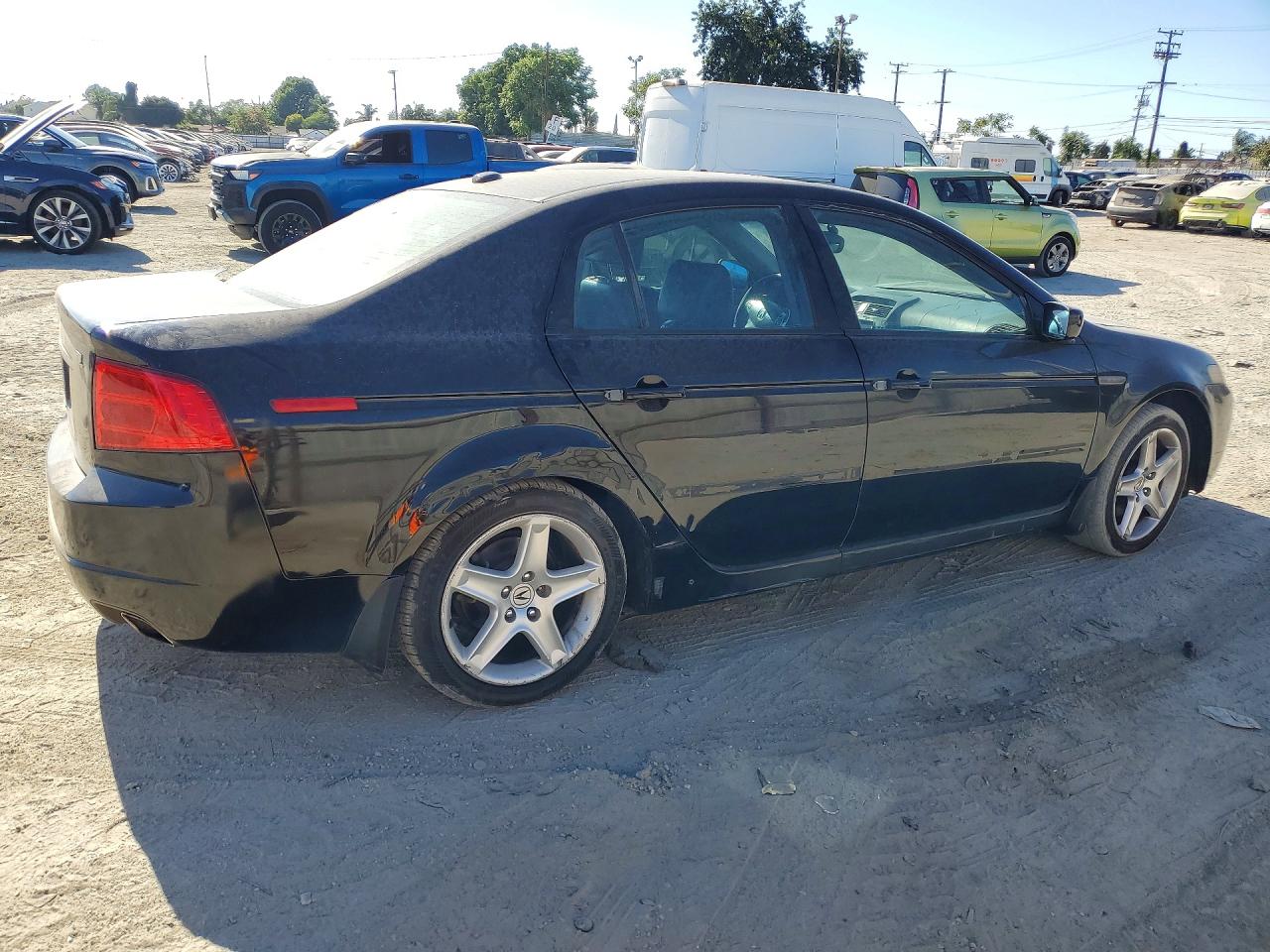 2004 Acura Tl Black vin: 19UUA66264A014481