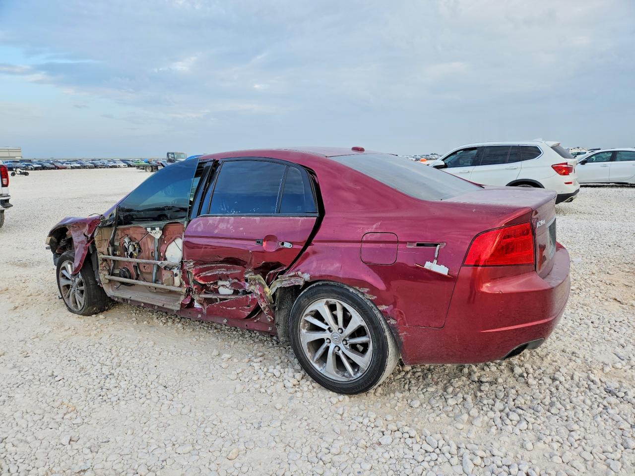 2004 Acura Tl Red vin: 19UUA66264A038117