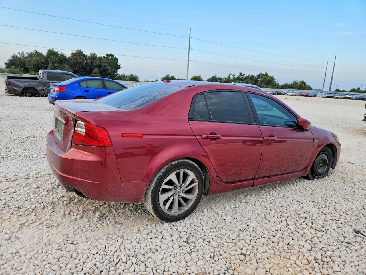 2004 Acura Tl Red vin: 19UUA66264A038117
