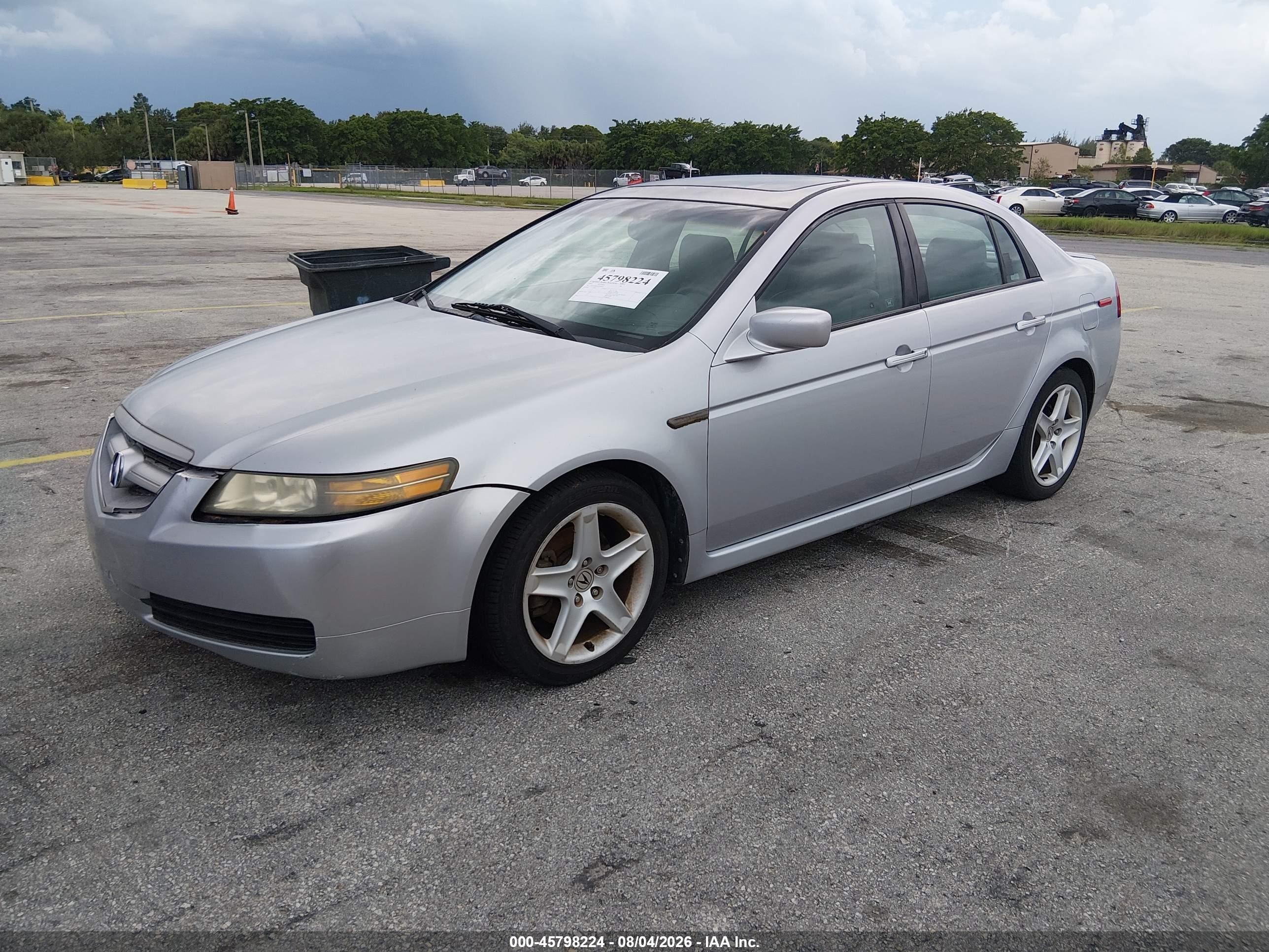 2004 Acura Tl   Silver vin: 19UUA66264A038666