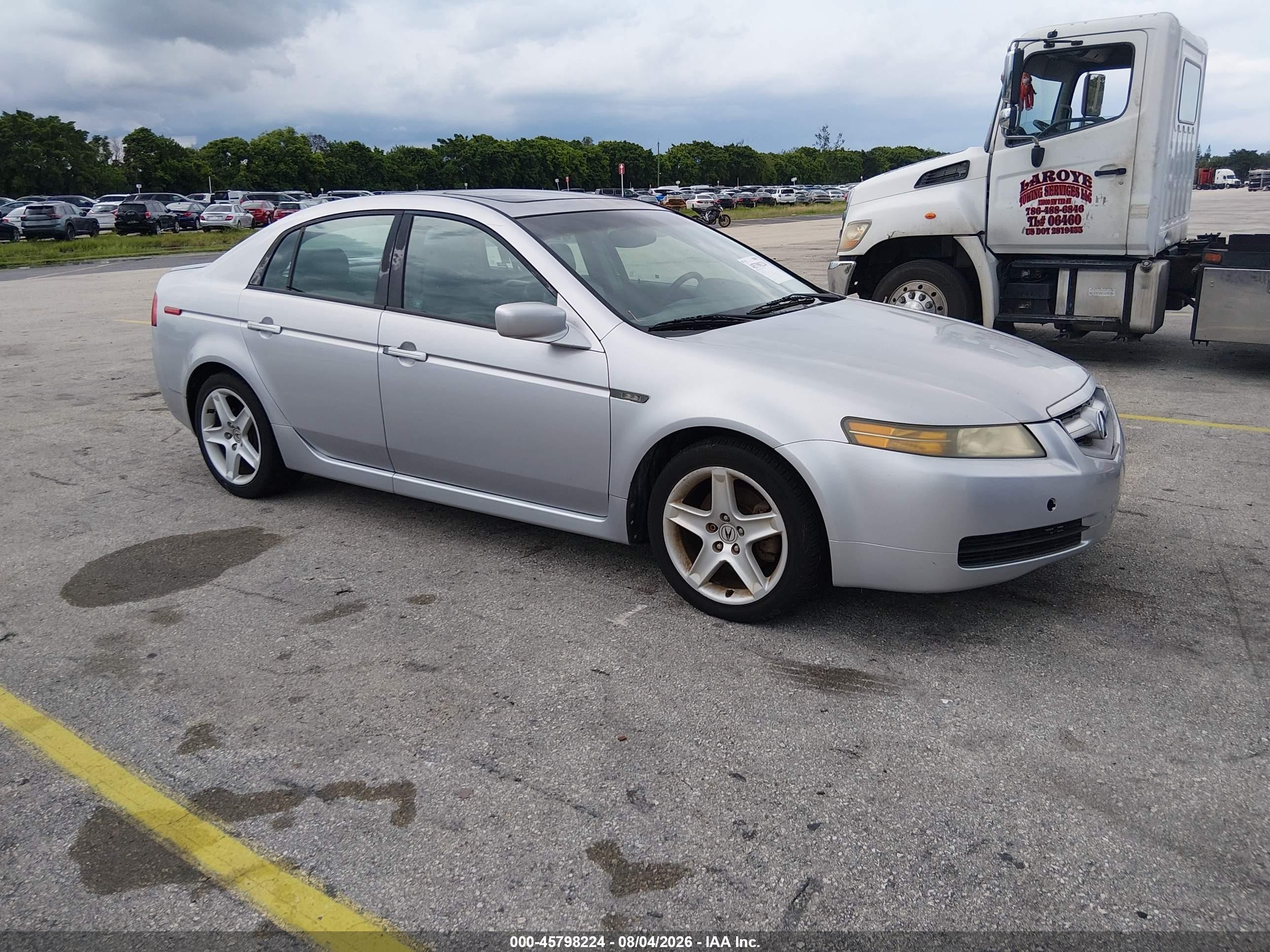 2004 Acura Tl   Silver vin: 19UUA66264A038666