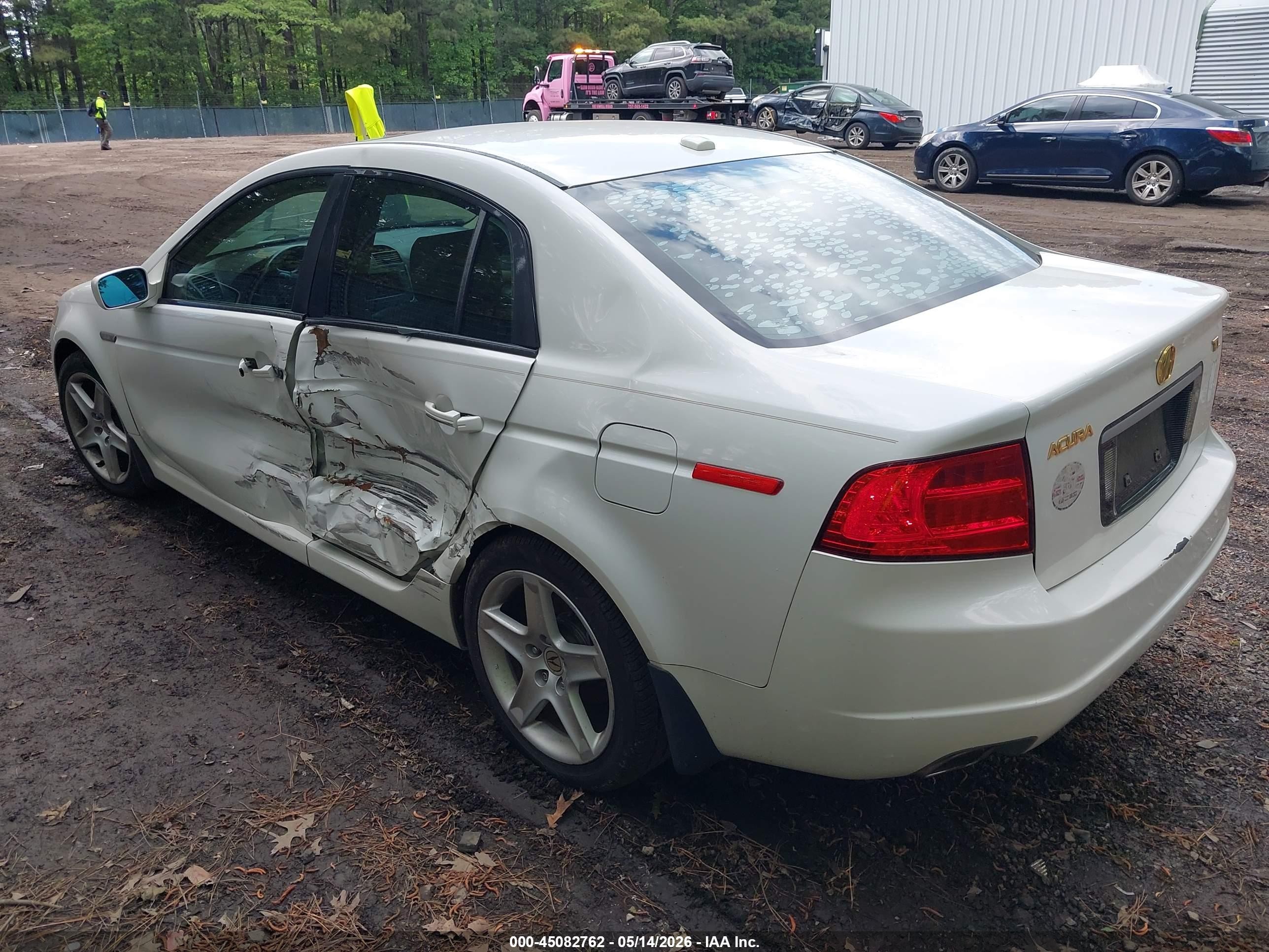 2004 Acura Tl   Белый vin: 19UUA66264A039669